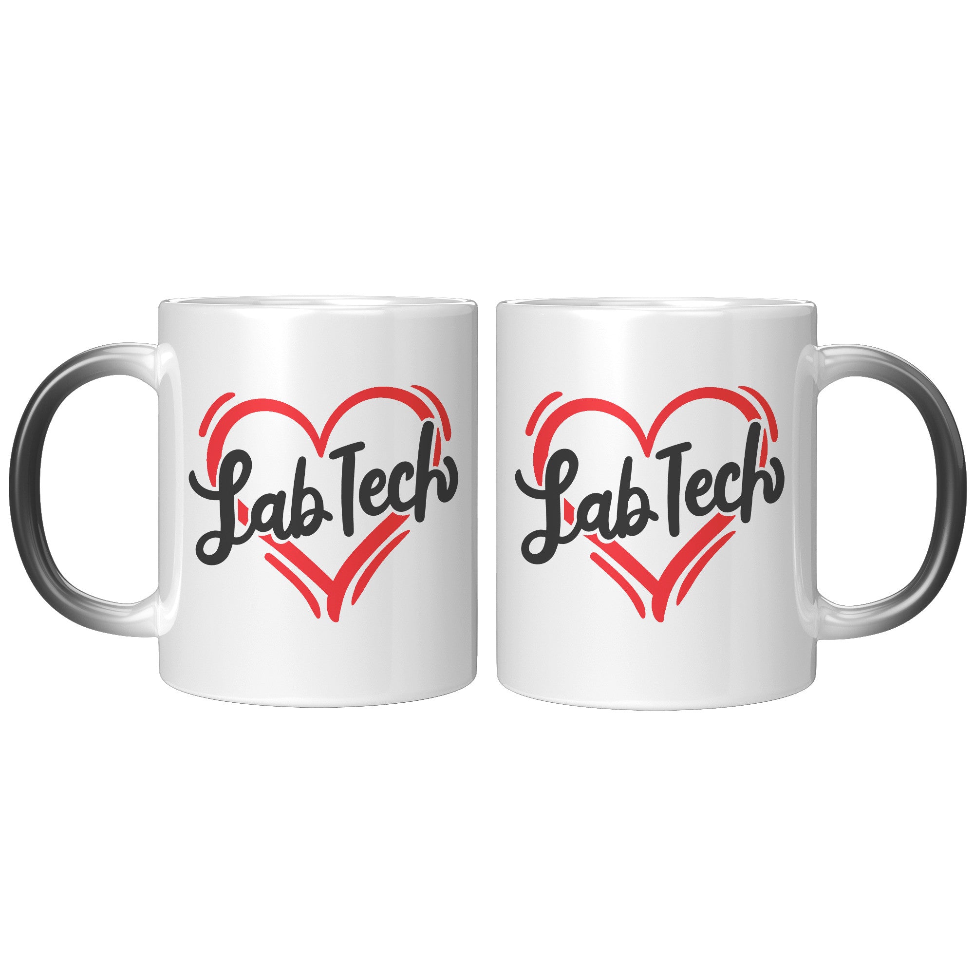 11 oz 'Lab Tech' Inside Heart Magic Mug - Perfect Gift for Lab Technicians