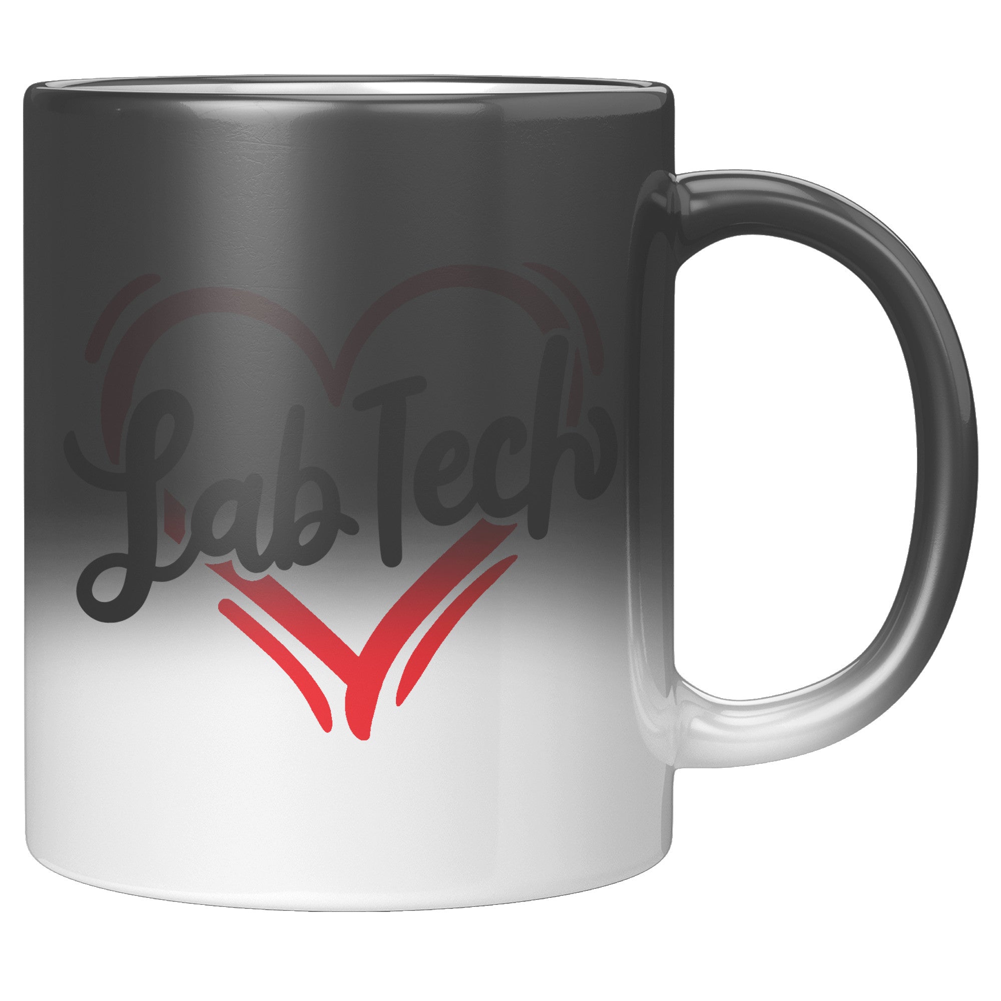11 oz 'Lab Tech' Inside Heart Magic Mug - Perfect Gift for Lab Technicians