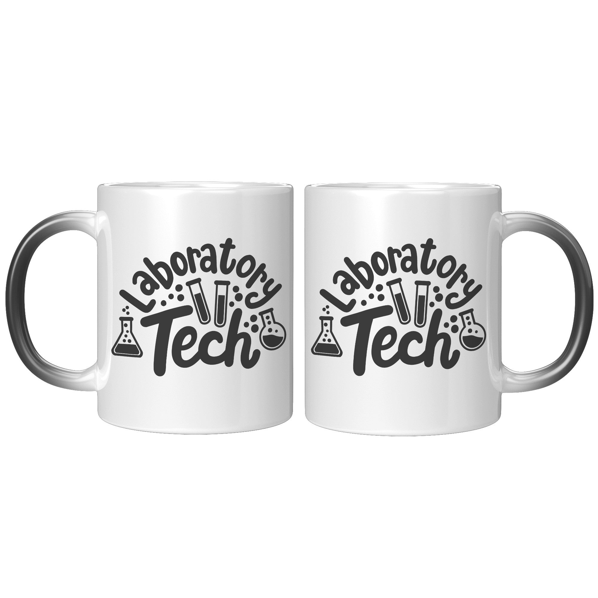 11 oz 'Laboratory Tech' Magic Mug with Lab Vial Designs - Ideal for Lab Professionals and Science Enthusiasts
