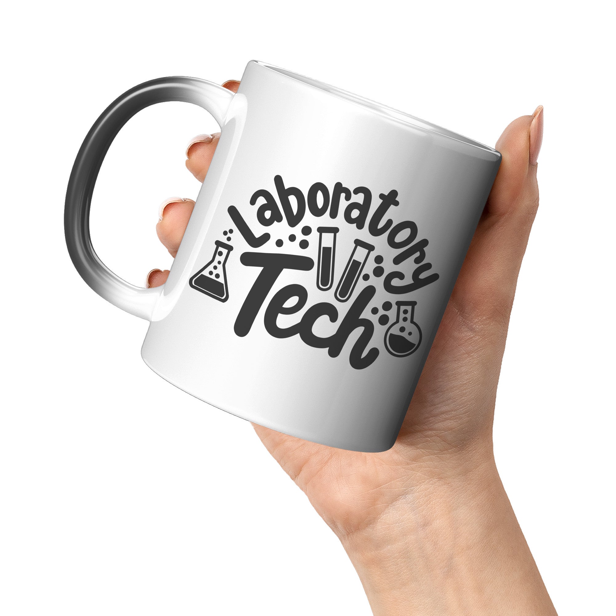 11 oz 'Laboratory Tech' Magic Mug with Lab Vial Designs - Ideal for Lab Professionals and Science Enthusiasts