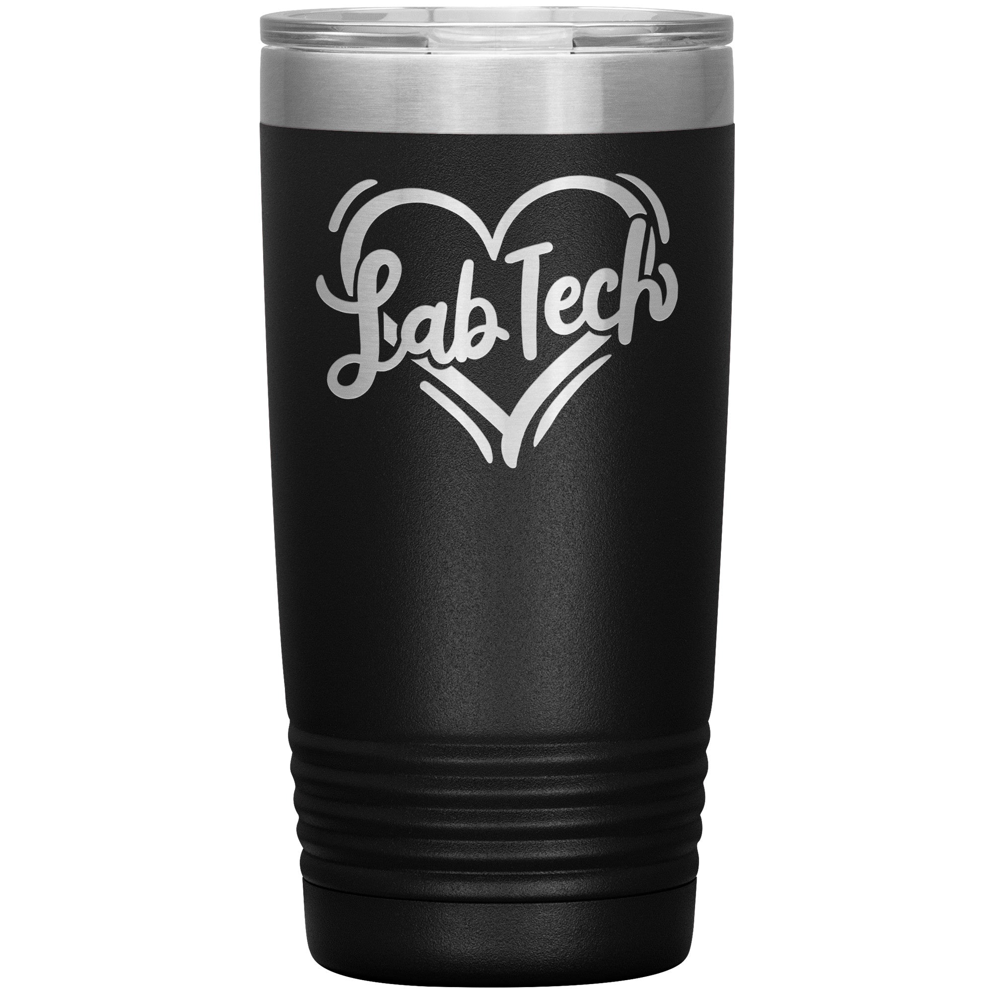 20 oz BOHO Insulated Tumbler - Lab Tech Heart Design - Sip with Love and Scientific Charm!