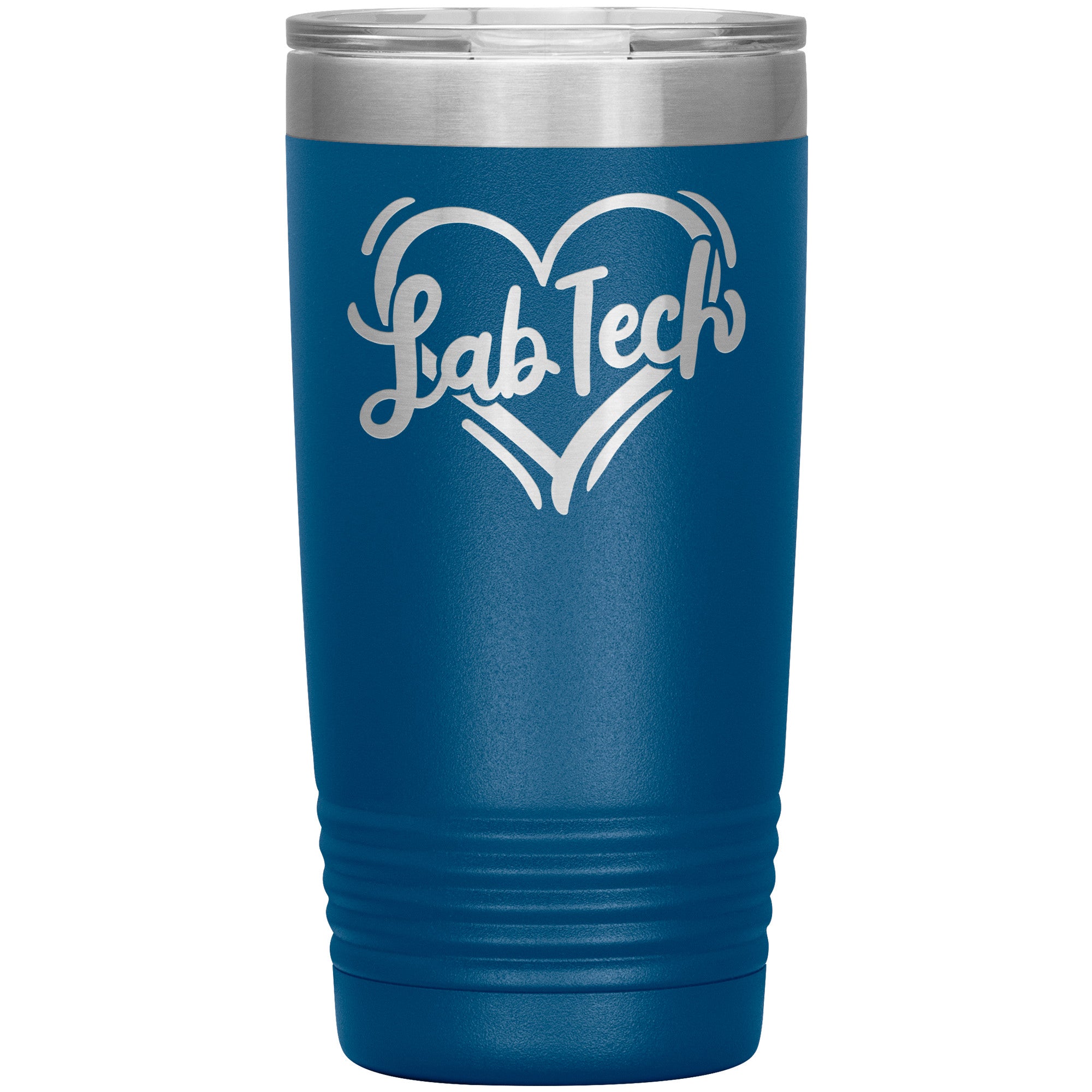 20 oz BOHO Insulated Tumbler - Lab Tech Heart Design - Sip with Love and Scientific Charm!