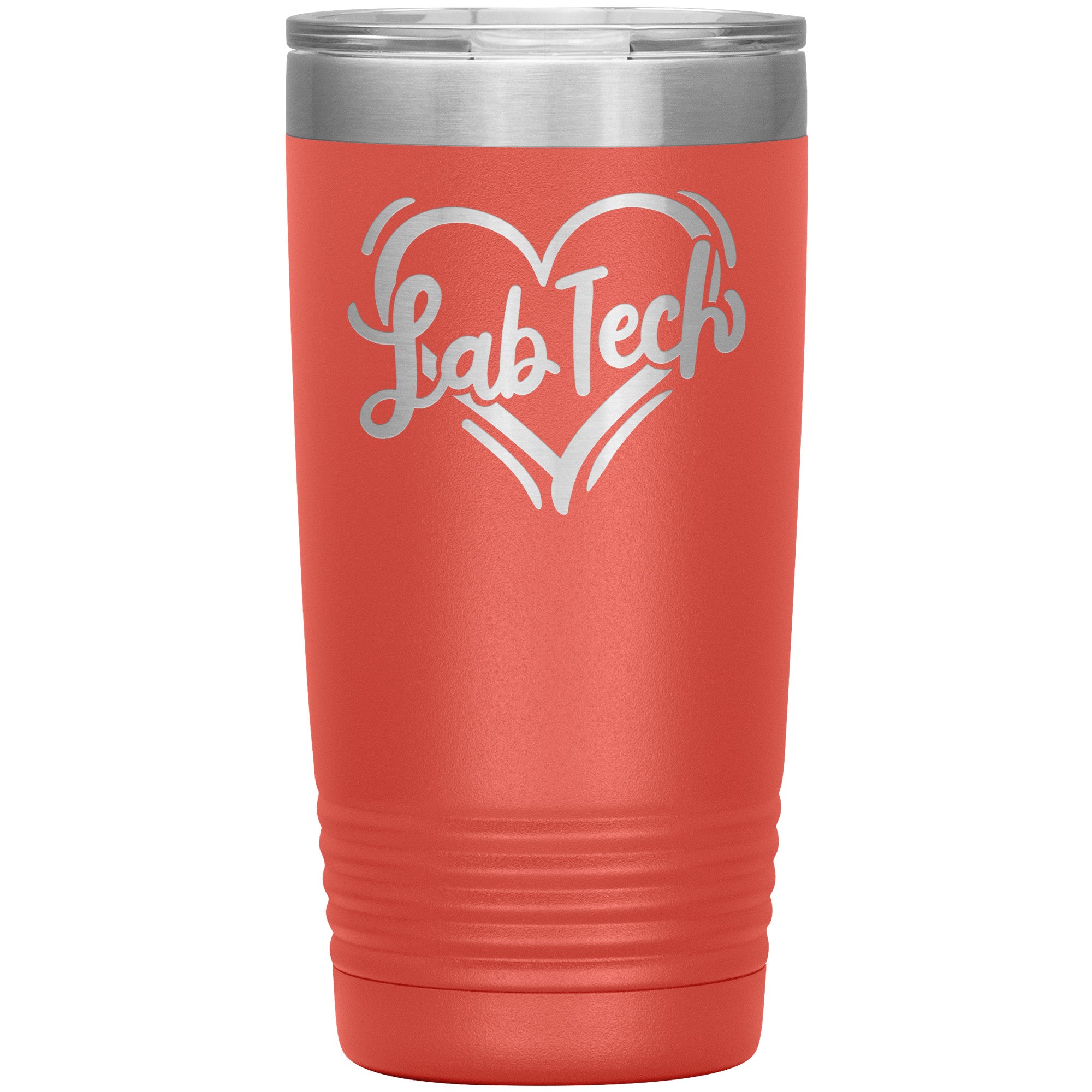 20 oz BOHO Insulated Tumbler - Lab Tech Heart Design - Sip with Love and Scientific Charm!