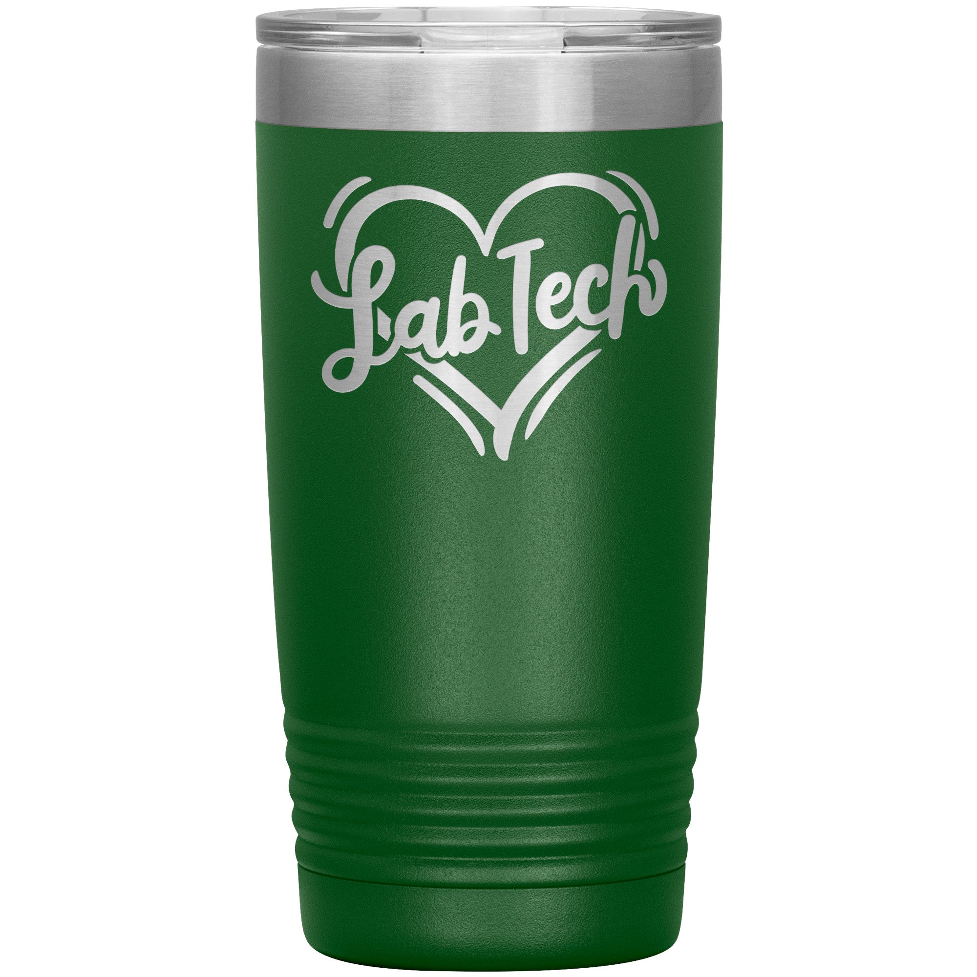 20 oz BOHO Insulated Tumbler - Lab Tech Heart Design - Sip with Love and Scientific Charm!