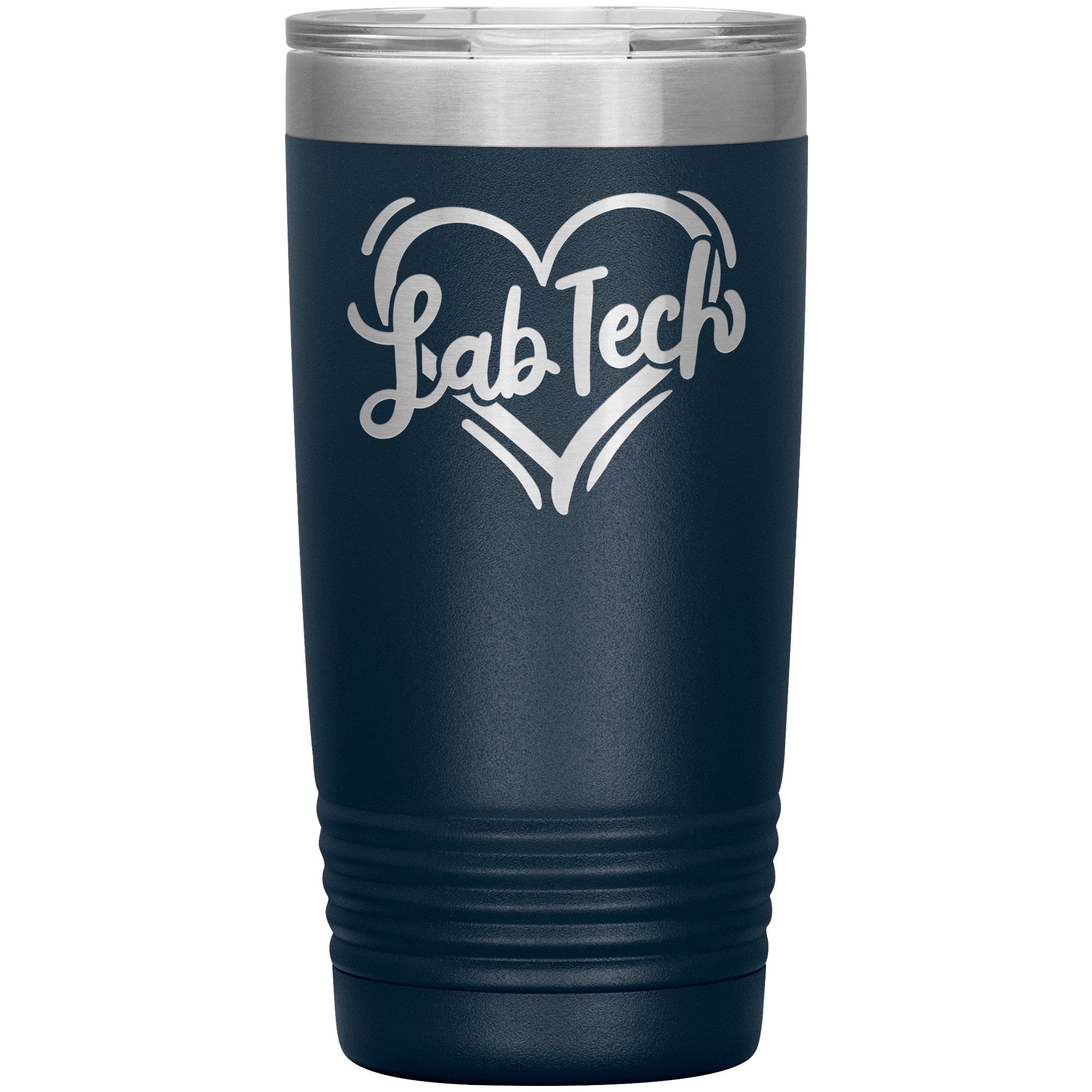 20 oz BOHO Insulated Tumbler - Lab Tech Heart Design - Sip with Love and Scientific Charm!
