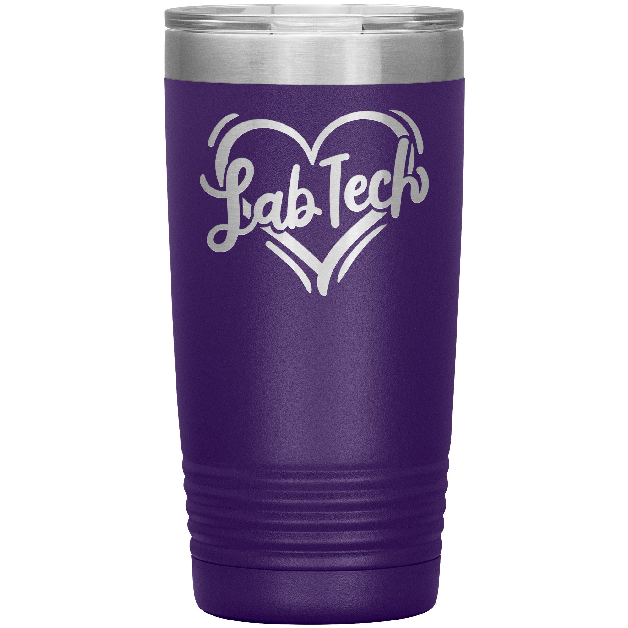 20 oz BOHO Insulated Tumbler - Lab Tech Heart Design - Sip with Love and Scientific Charm!