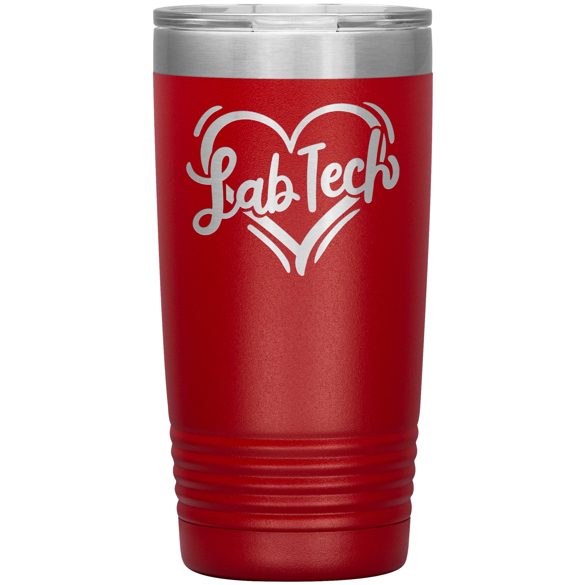 20 oz BOHO Insulated Tumbler - Lab Tech Heart Design - Sip with Love and Scientific Charm!