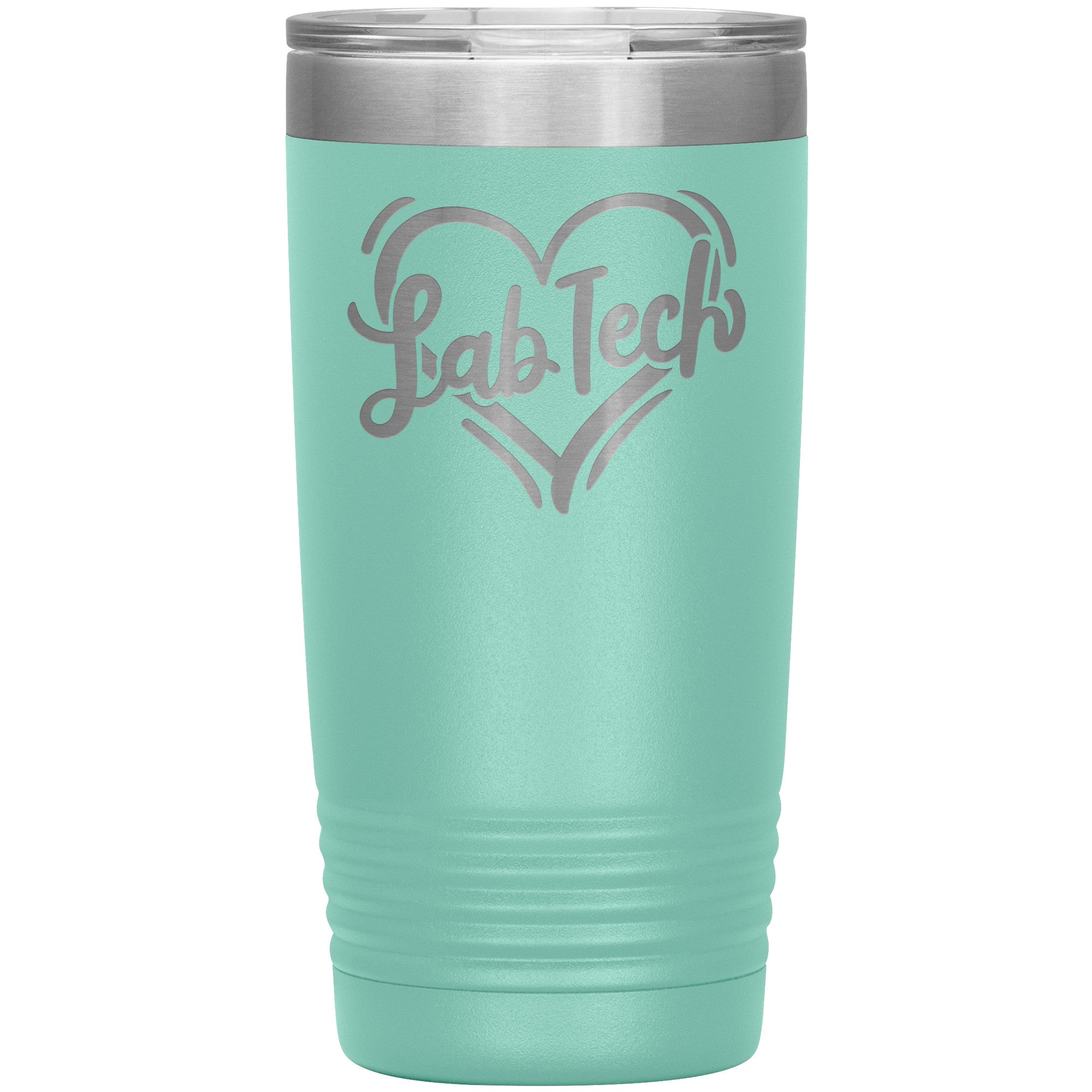 20 oz BOHO Insulated Tumbler - Lab Tech Heart Design - Sip with Love and Scientific Charm!