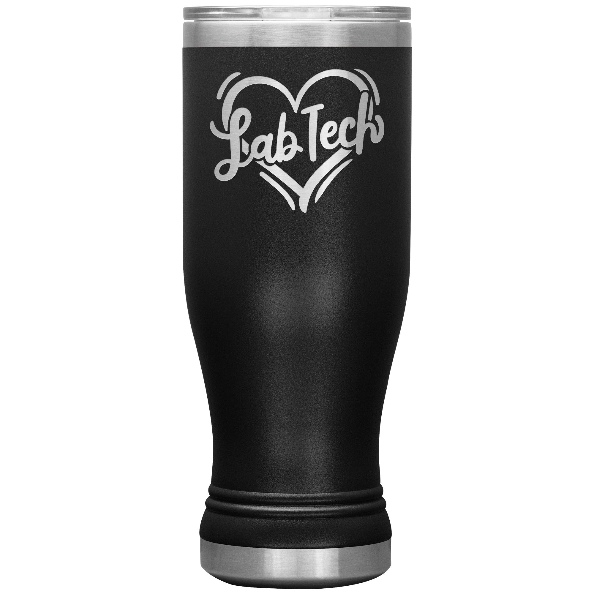 20 oz BOHO Insulated Tumbler - Lab Tech Heart Design - Sip with Love and Scientific Charm!