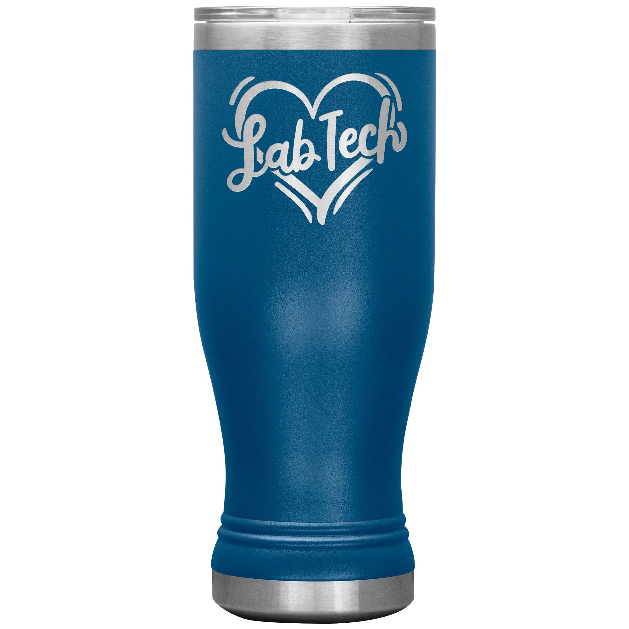 20 oz BOHO Insulated Tumbler - Lab Tech Heart Design - Sip with Love and Scientific Charm!