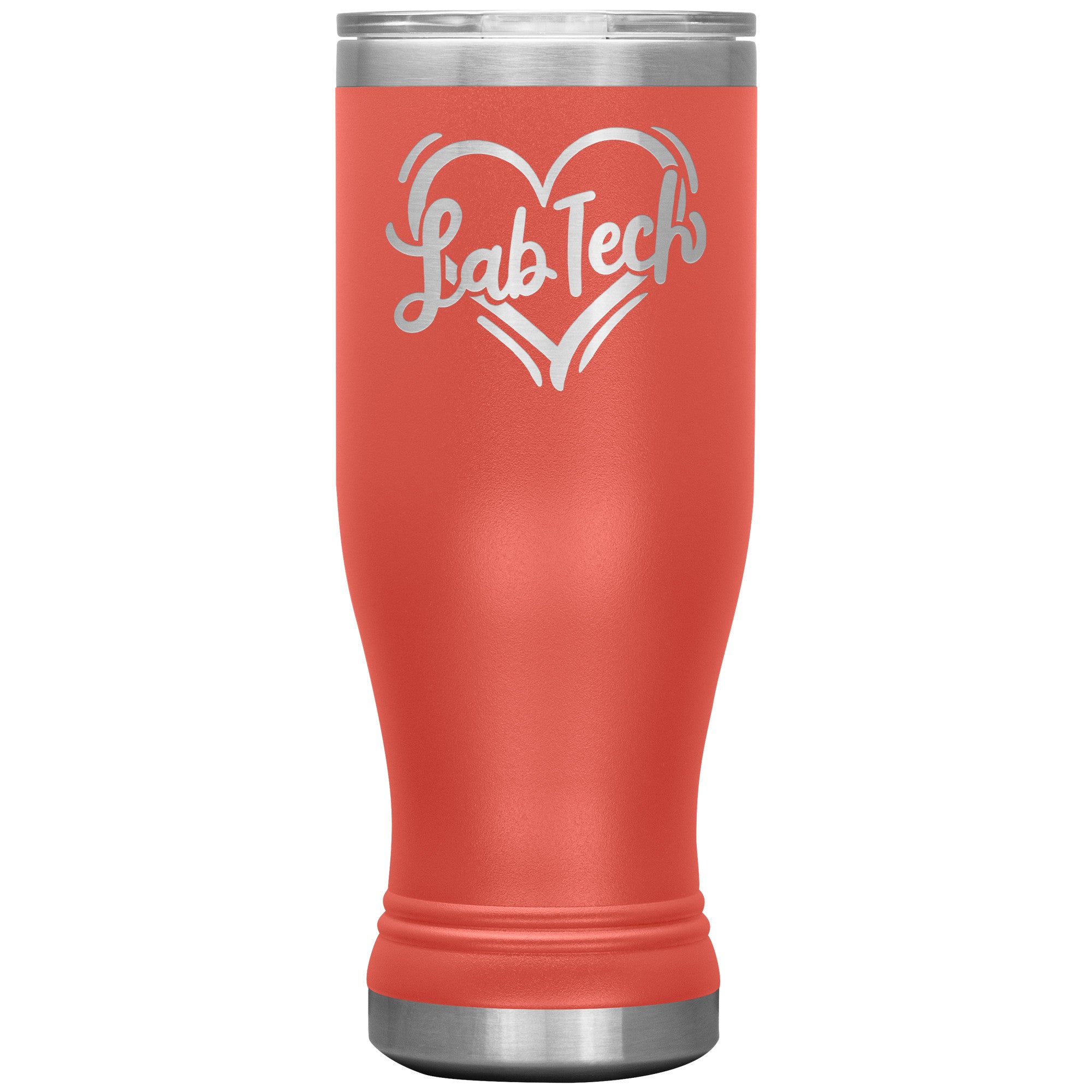 20 oz BOHO Insulated Tumbler - Lab Tech Heart Design - Sip with Love and Scientific Charm!