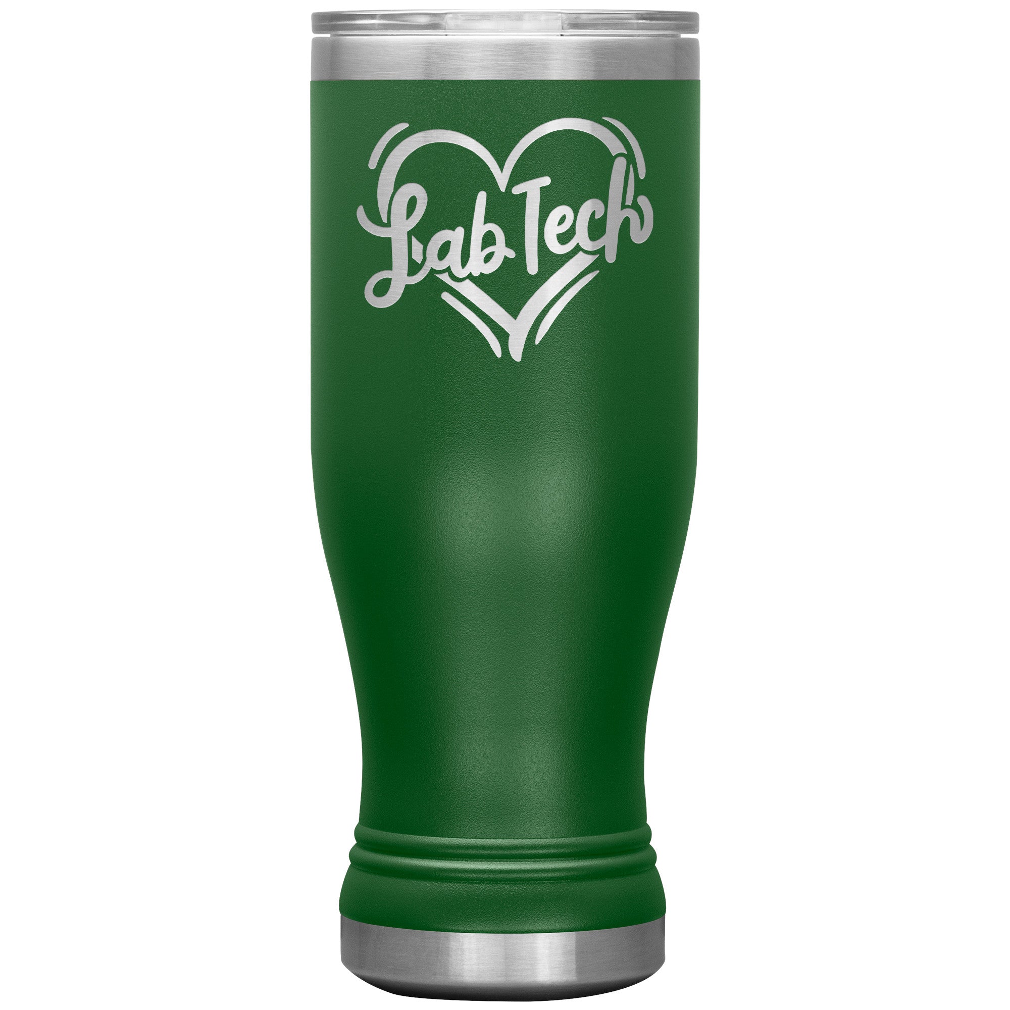 20 oz BOHO Insulated Tumbler - Lab Tech Heart Design - Sip with Love and Scientific Charm!