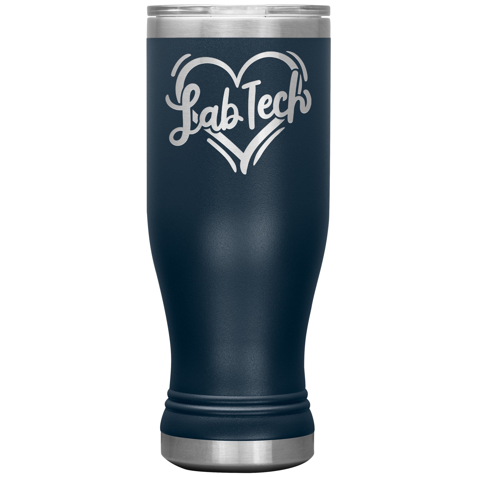20 oz BOHO Insulated Tumbler - Lab Tech Heart Design - Sip with Love and Scientific Charm!