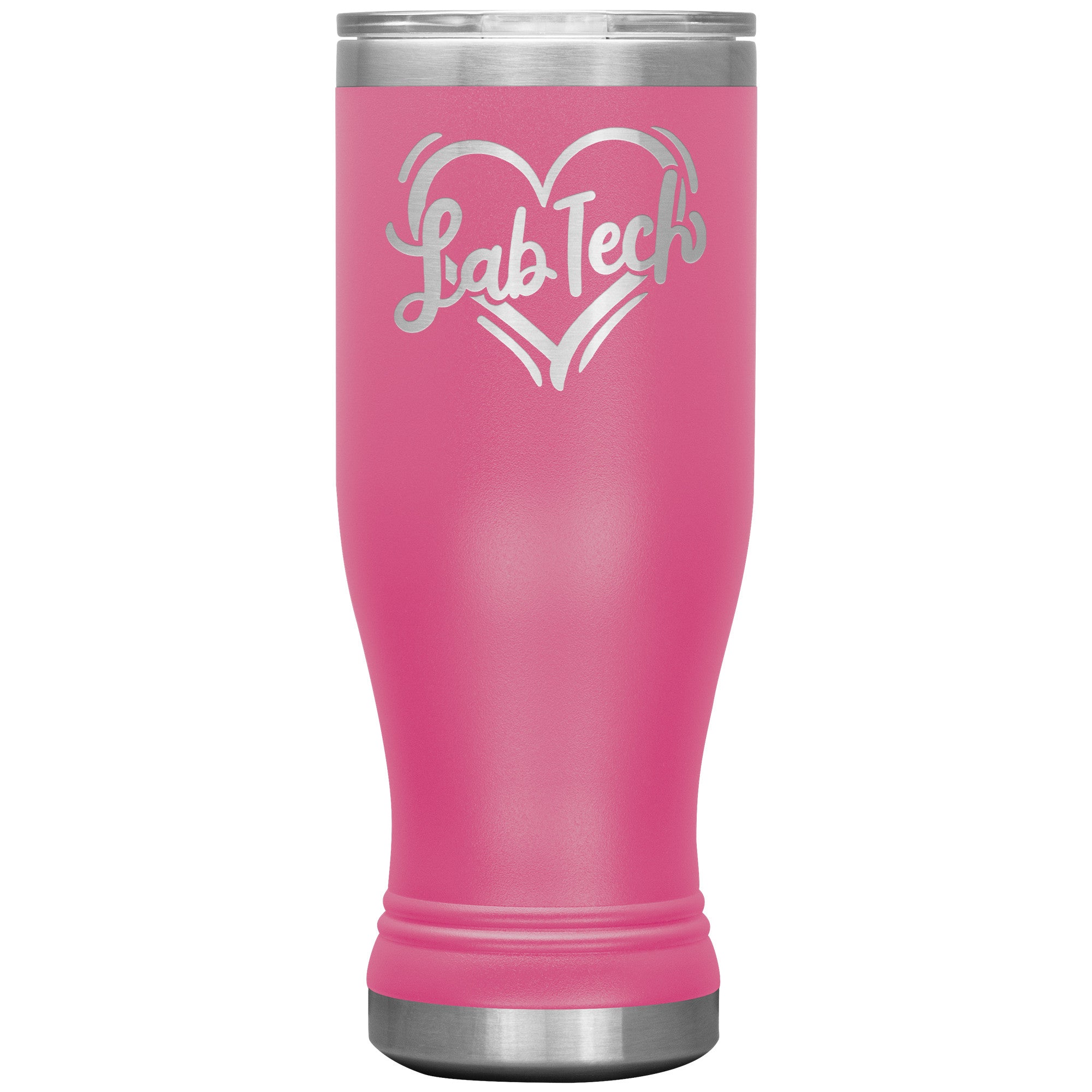 20 oz BOHO Insulated Tumbler - Lab Tech Heart Design - Sip with Love and Scientific Charm!