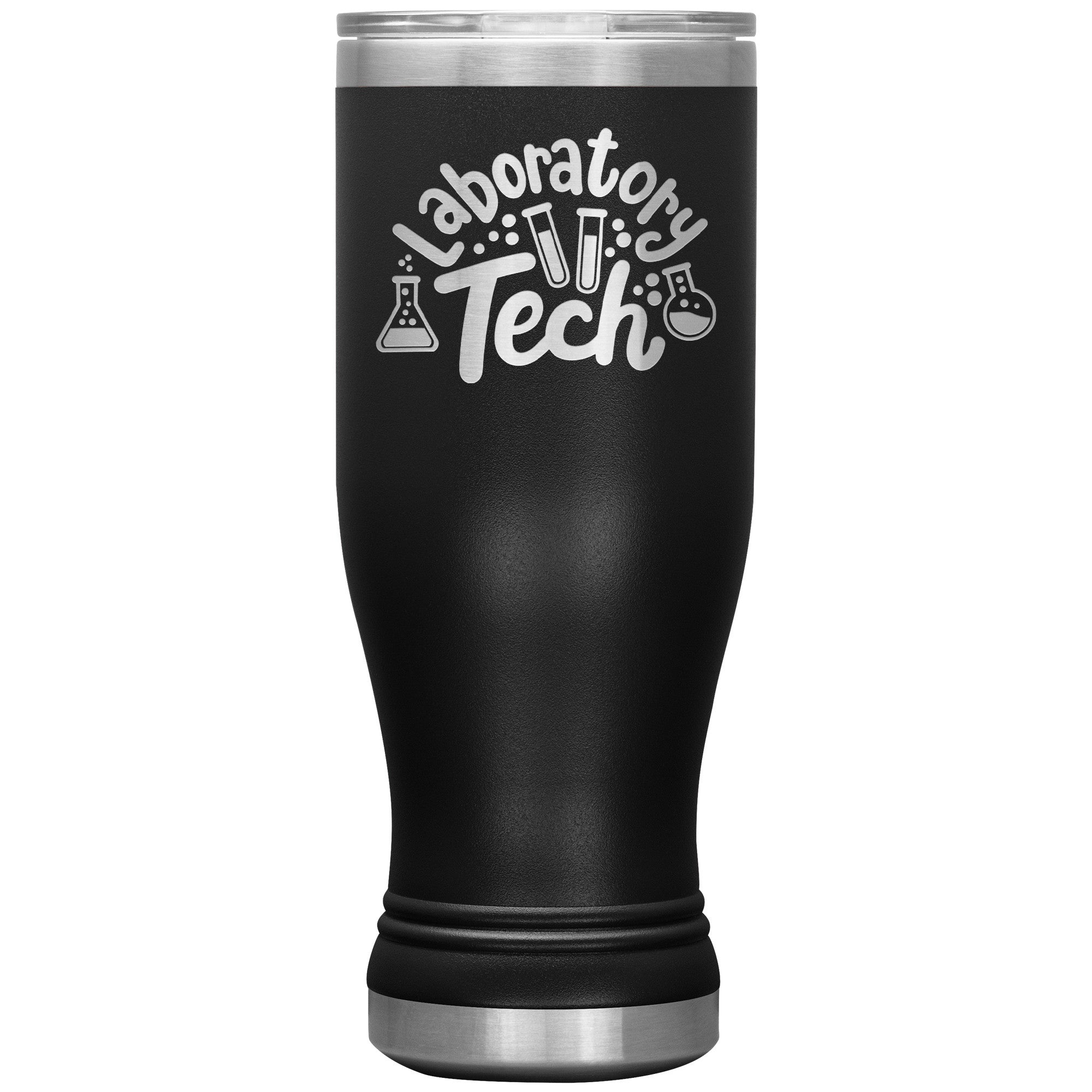 20 oz BOHO Insulated Tumbler - Laboratory Tech with Lab Vials Design - Sip in Scientific Style!