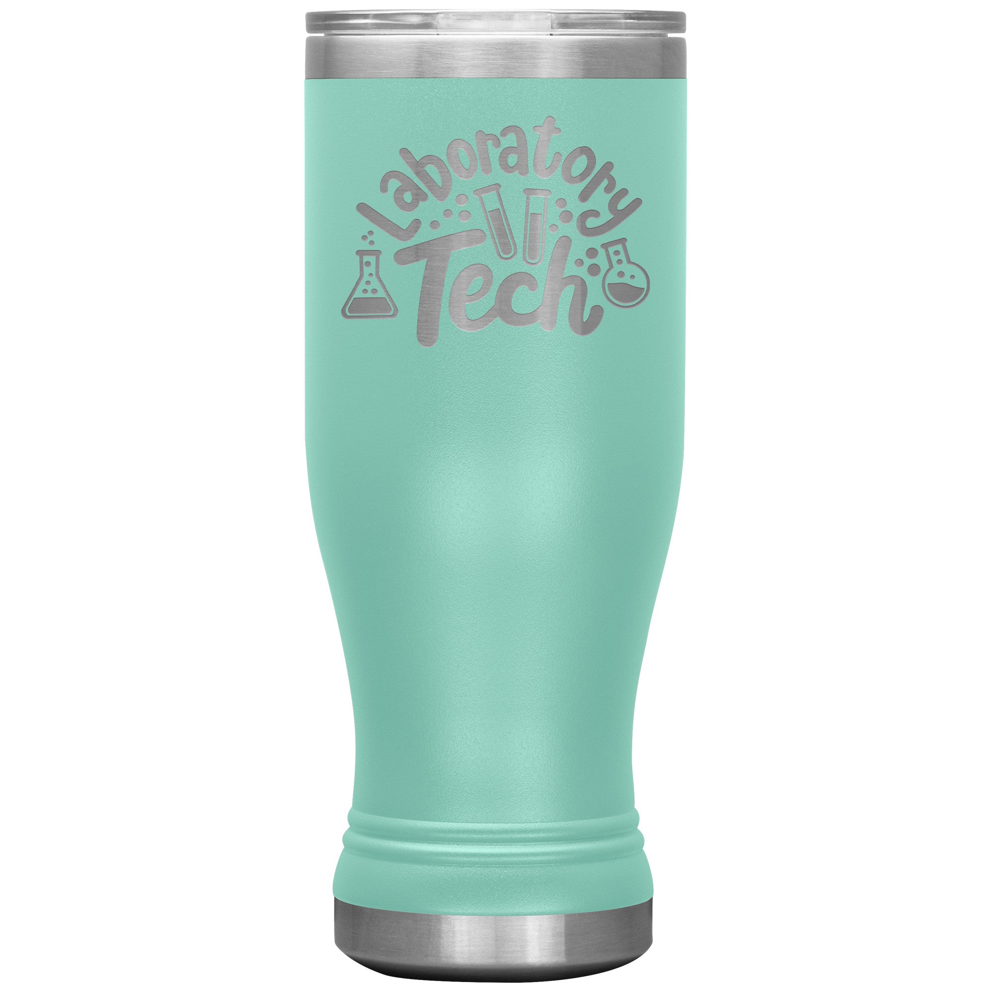 20 oz BOHO Insulated Tumbler - Laboratory Tech with Lab Vials Design - Sip in Scientific Style!