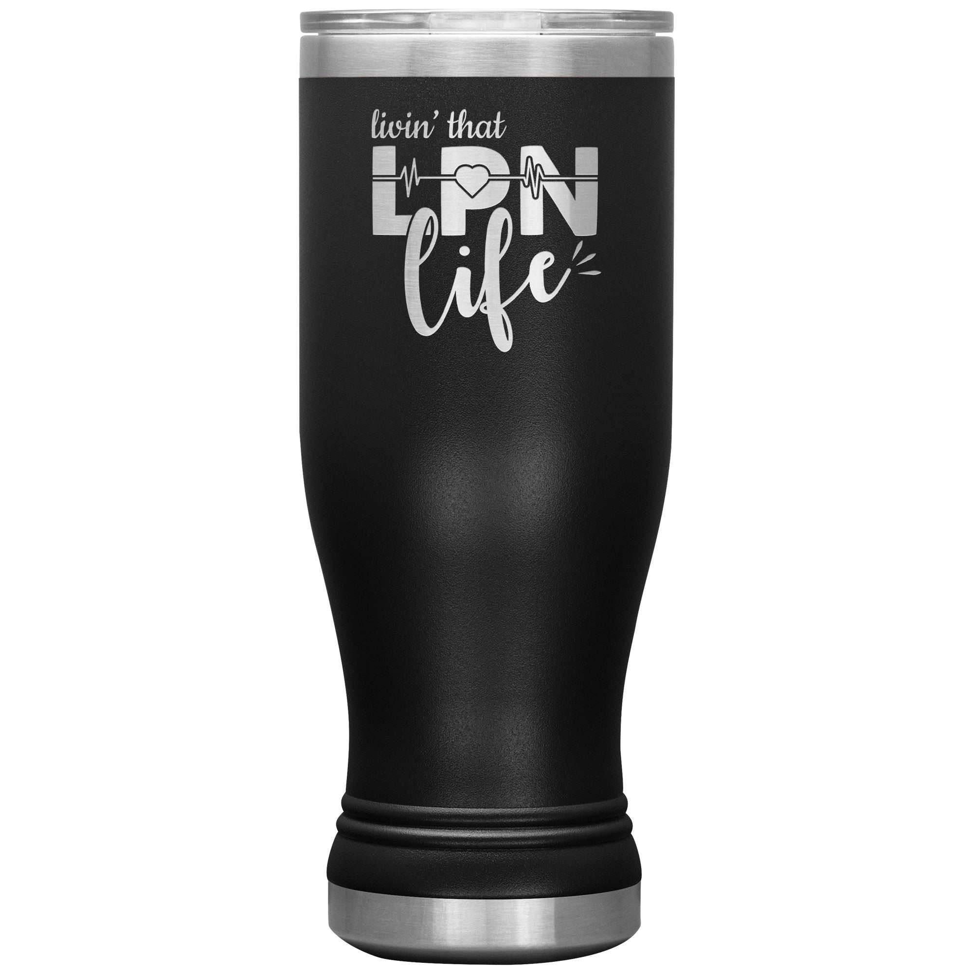 20 oz BOHO Insulated Tumbler - Livin' That LPN Life - Stay Refreshed in Style!