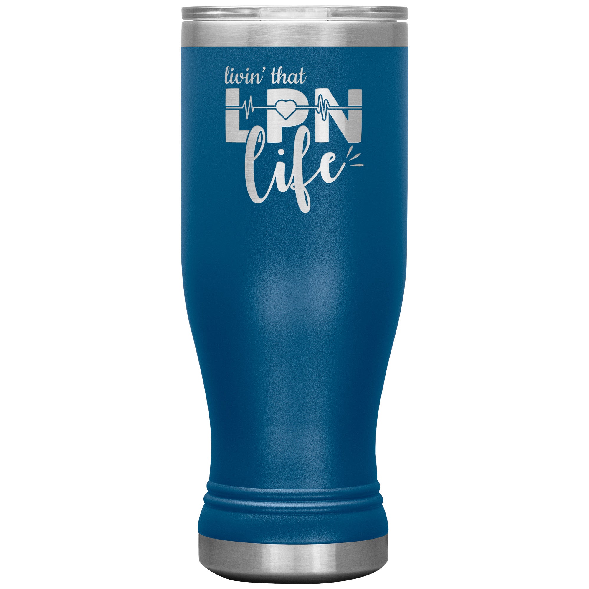 20 oz BOHO Insulated Tumbler - Livin' That LPN Life - Stay Refreshed in Style!
