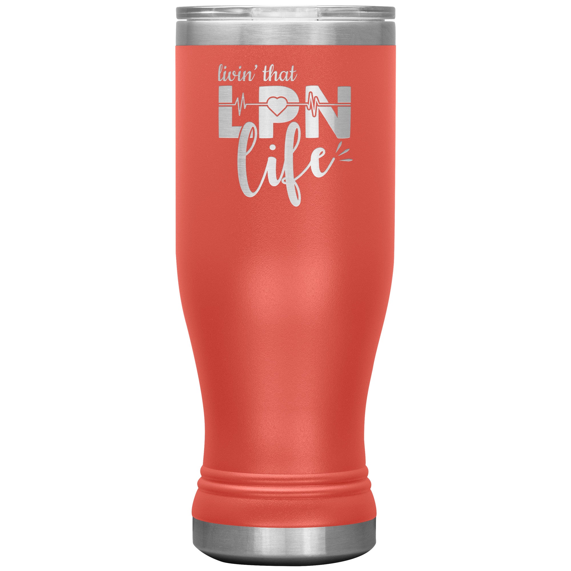 20 oz BOHO Insulated Tumbler - Livin' That LPN Life - Stay Refreshed in Style!