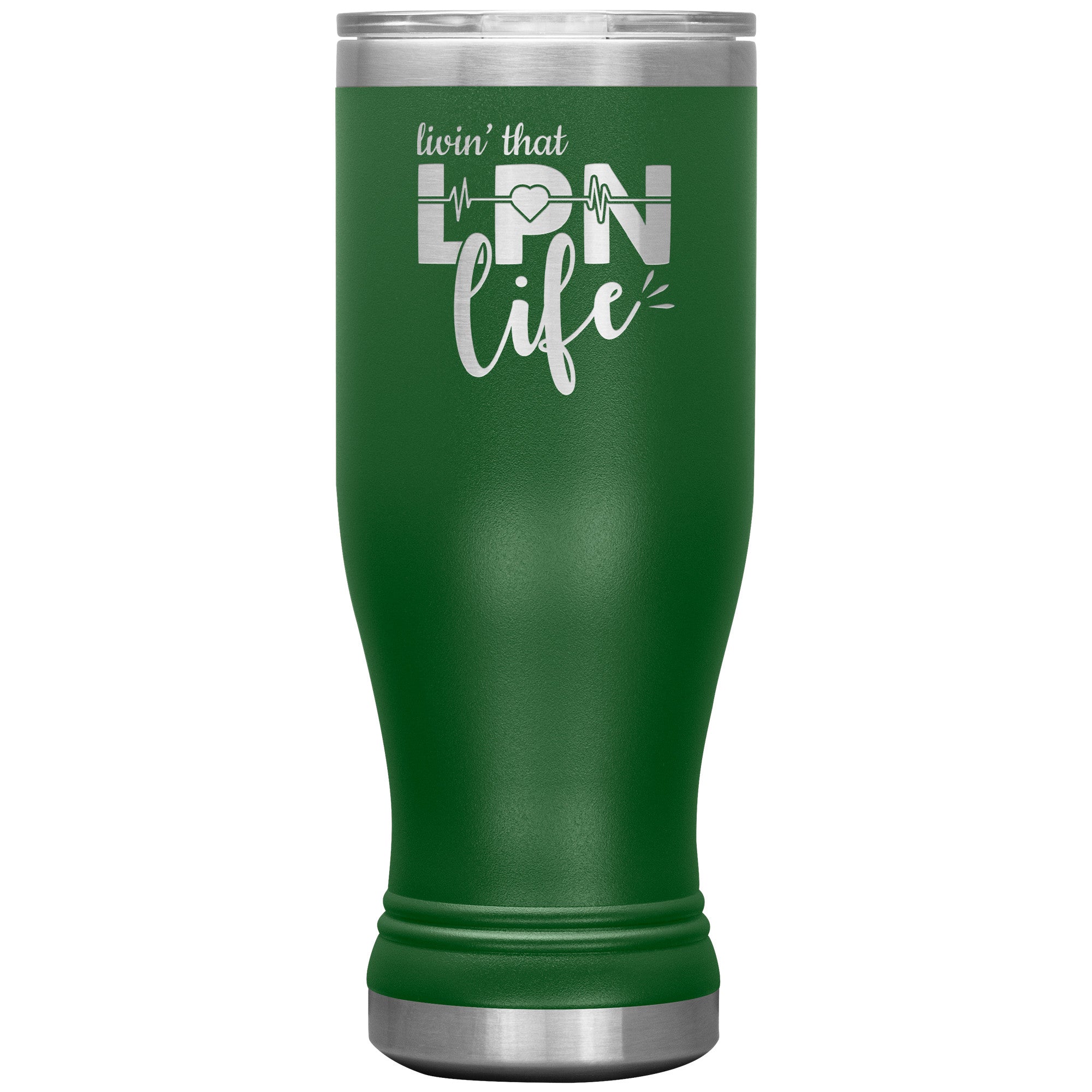 20 oz BOHO Insulated Tumbler - Livin' That LPN Life - Stay Refreshed in Style!