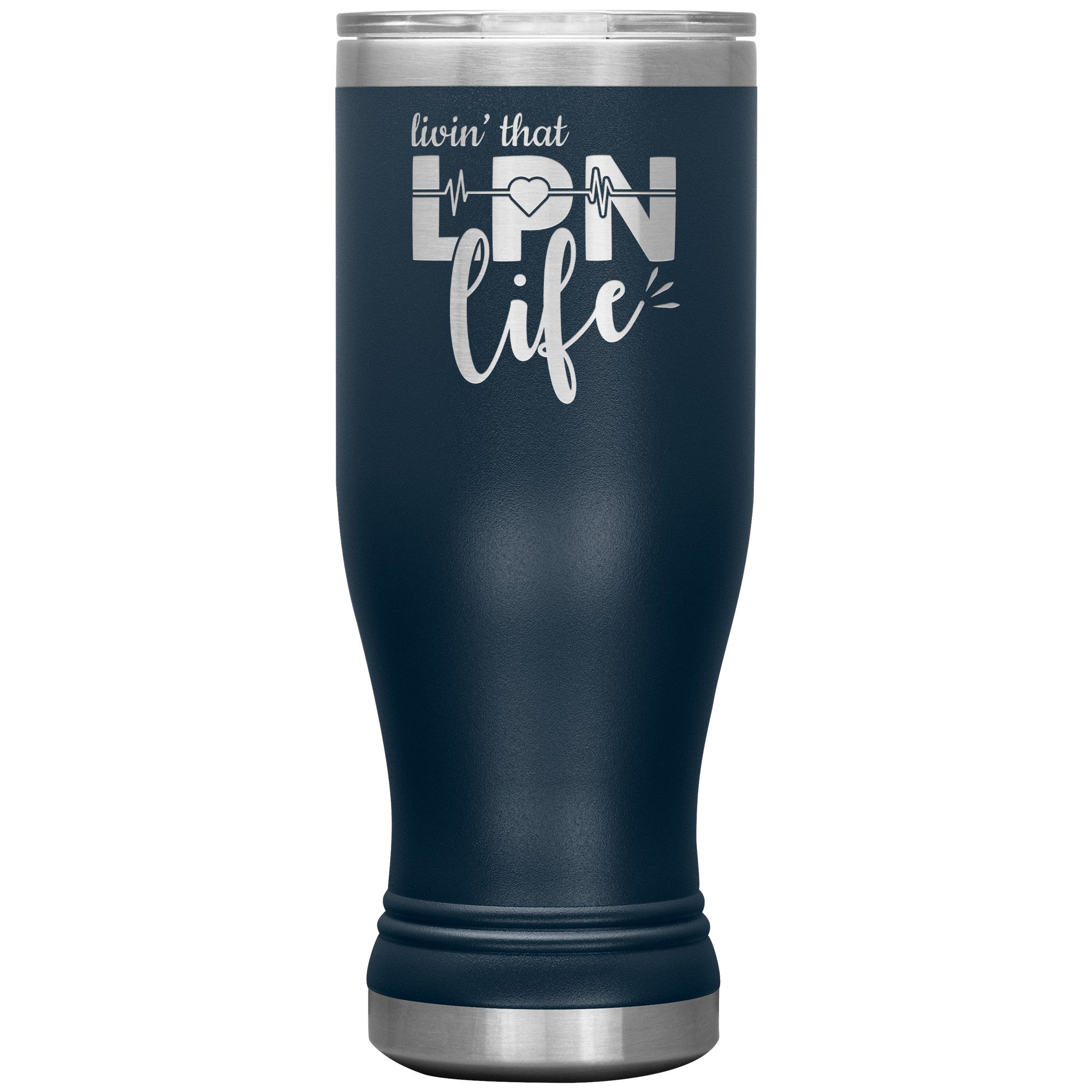 20 oz BOHO Insulated Tumbler - Livin' That LPN Life - Stay Refreshed in Style!