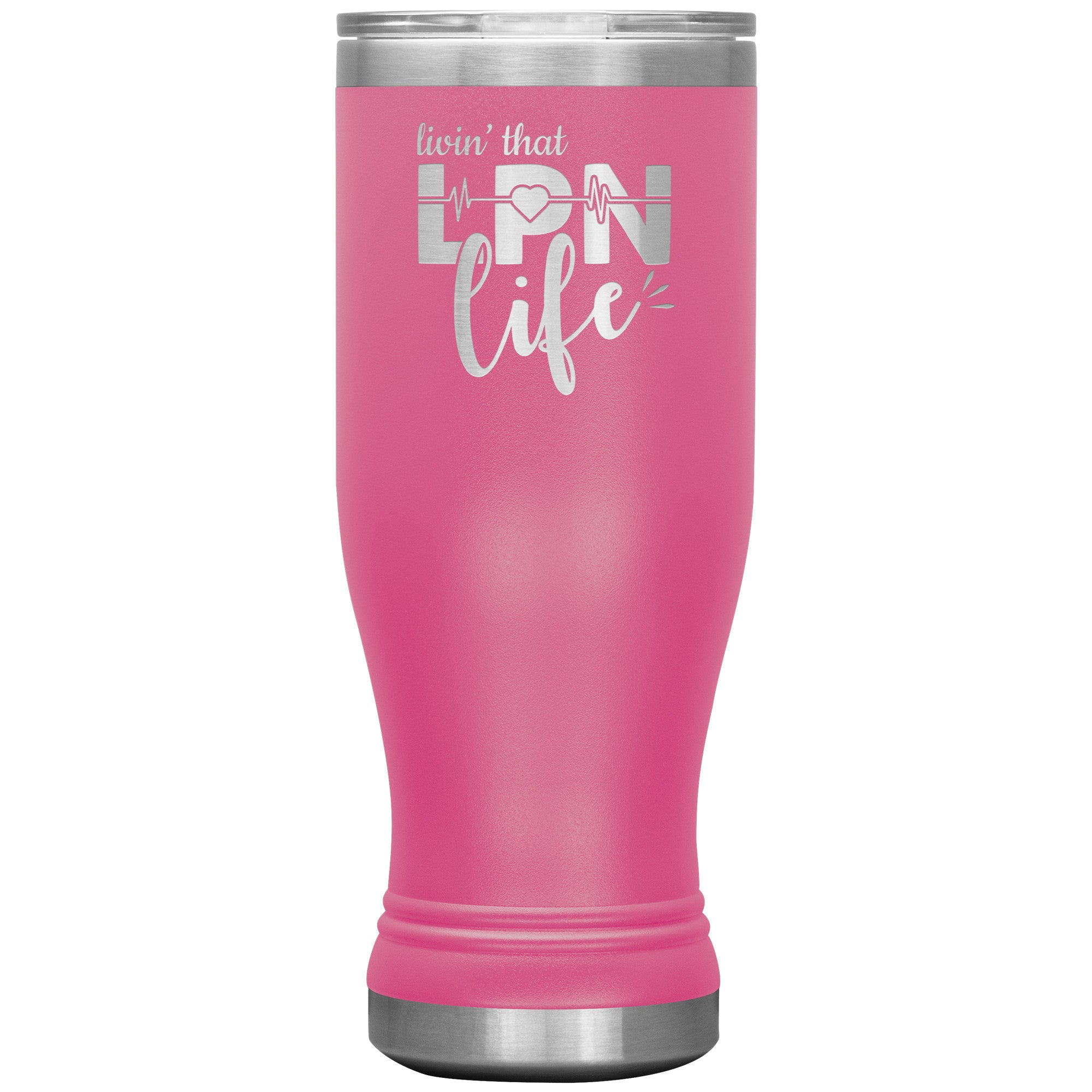 20 oz BOHO Insulated Tumbler - Livin' That LPN Life - Stay Refreshed in Style!