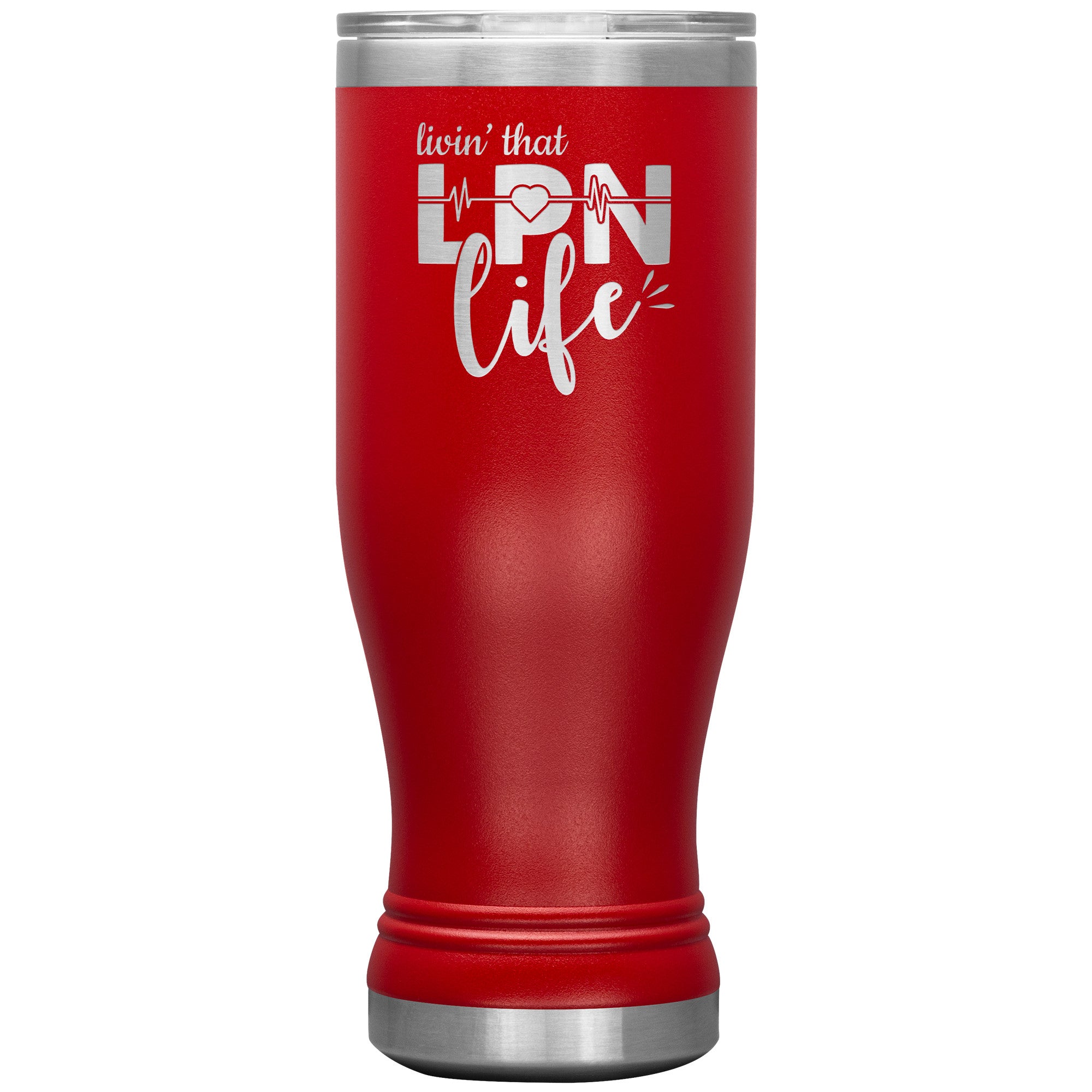 20 oz BOHO Insulated Tumbler - Livin' That LPN Life - Stay Refreshed in Style!