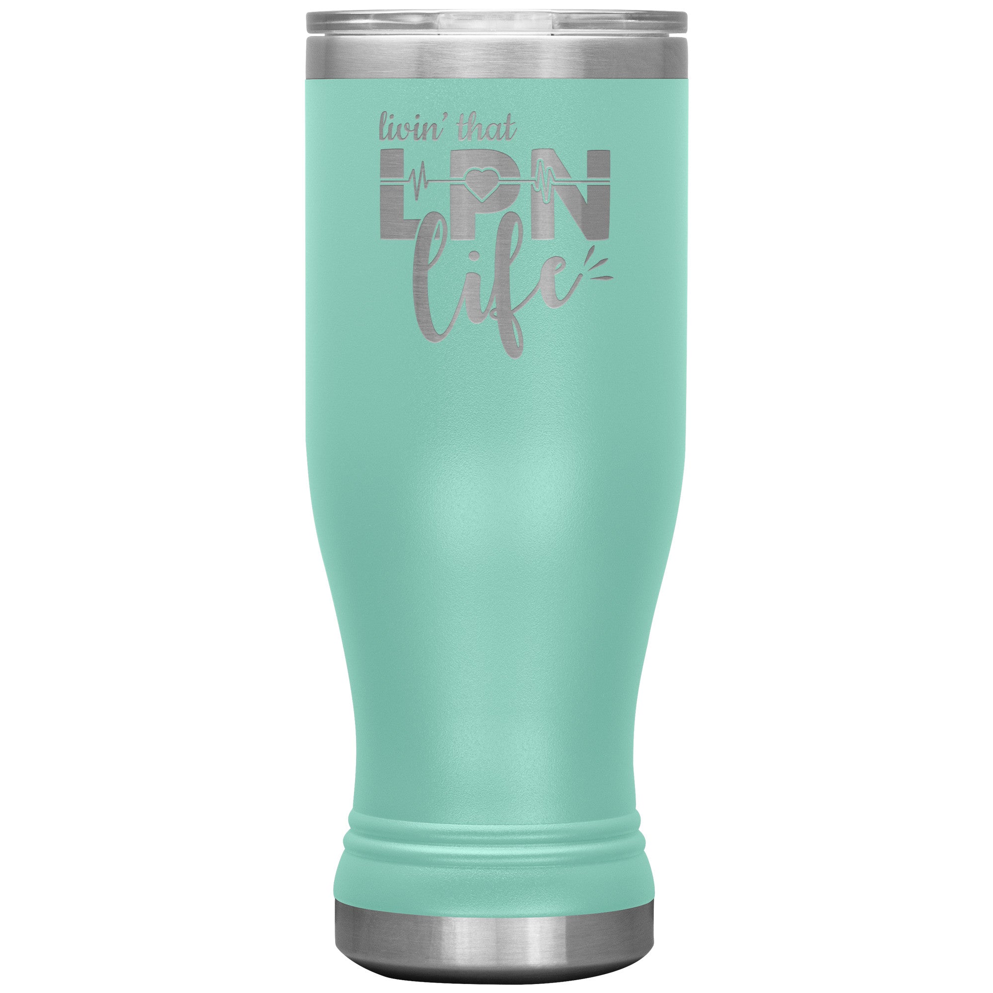 20 oz BOHO Insulated Tumbler - Livin' That LPN Life - Stay Refreshed in Style!