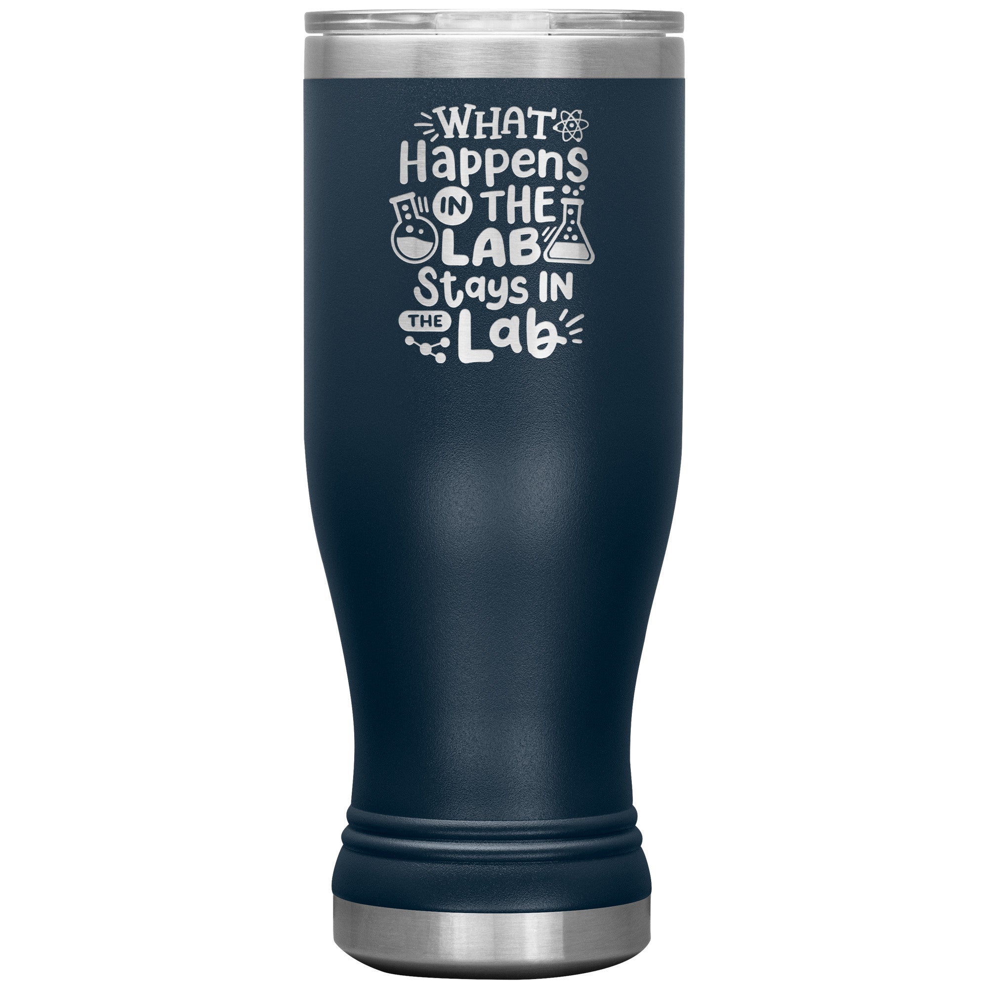 20 oz BOHO Insulated Tumbler - What Happens In the Lab Stays in the Lab - Quirky Science Enthusiast's Choice!