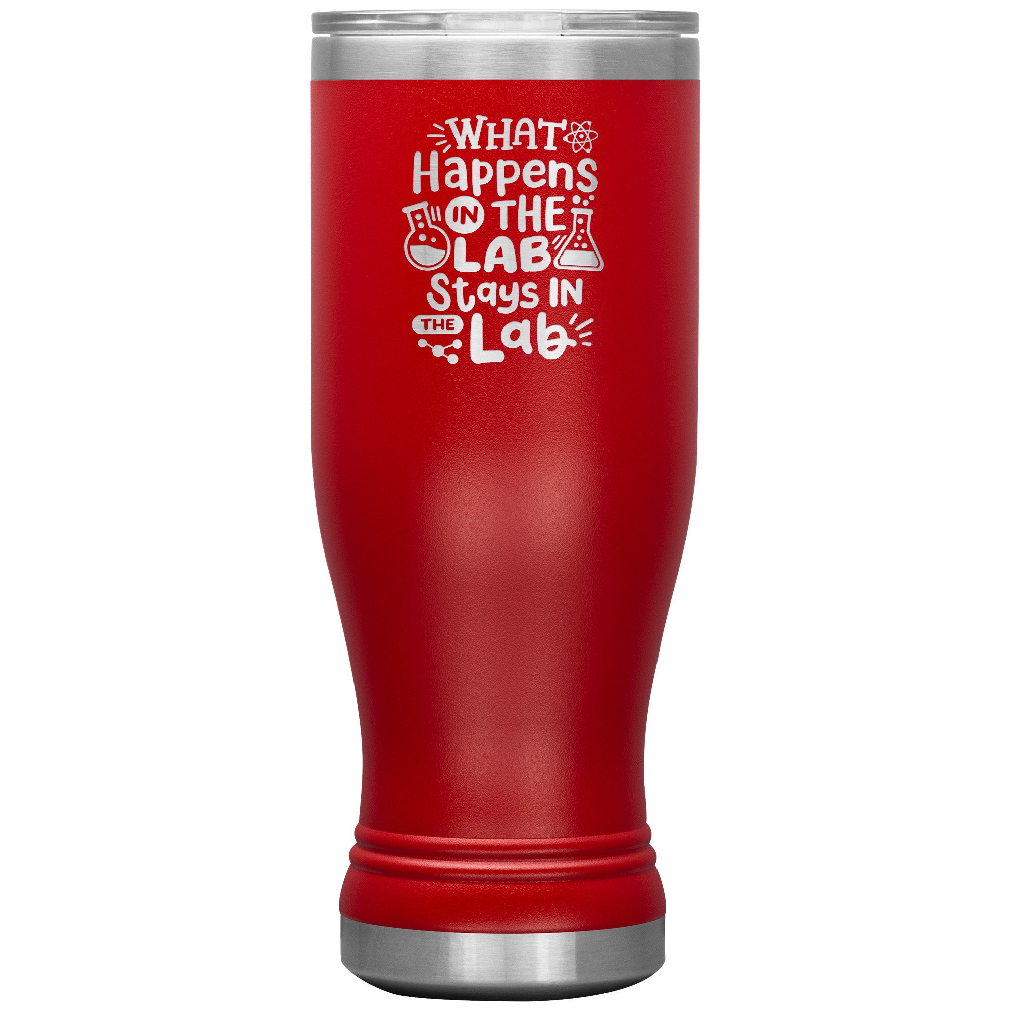 20 oz BOHO Insulated Tumbler - What Happens In the Lab Stays in the Lab - Quirky Science Enthusiast's Choice!