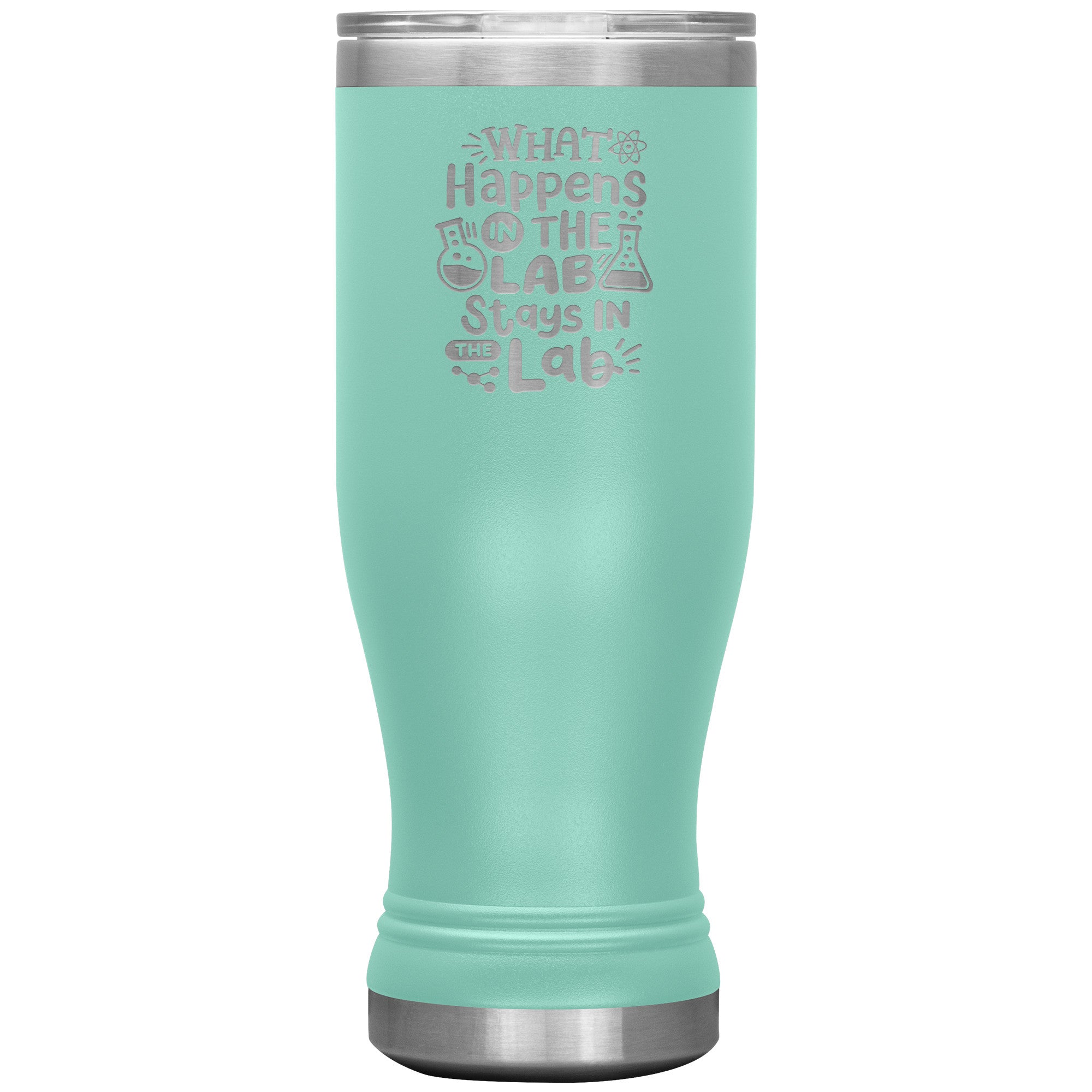 20 oz BOHO Insulated Tumbler - What Happens In the Lab Stays in the Lab - Quirky Science Enthusiast's Choice!