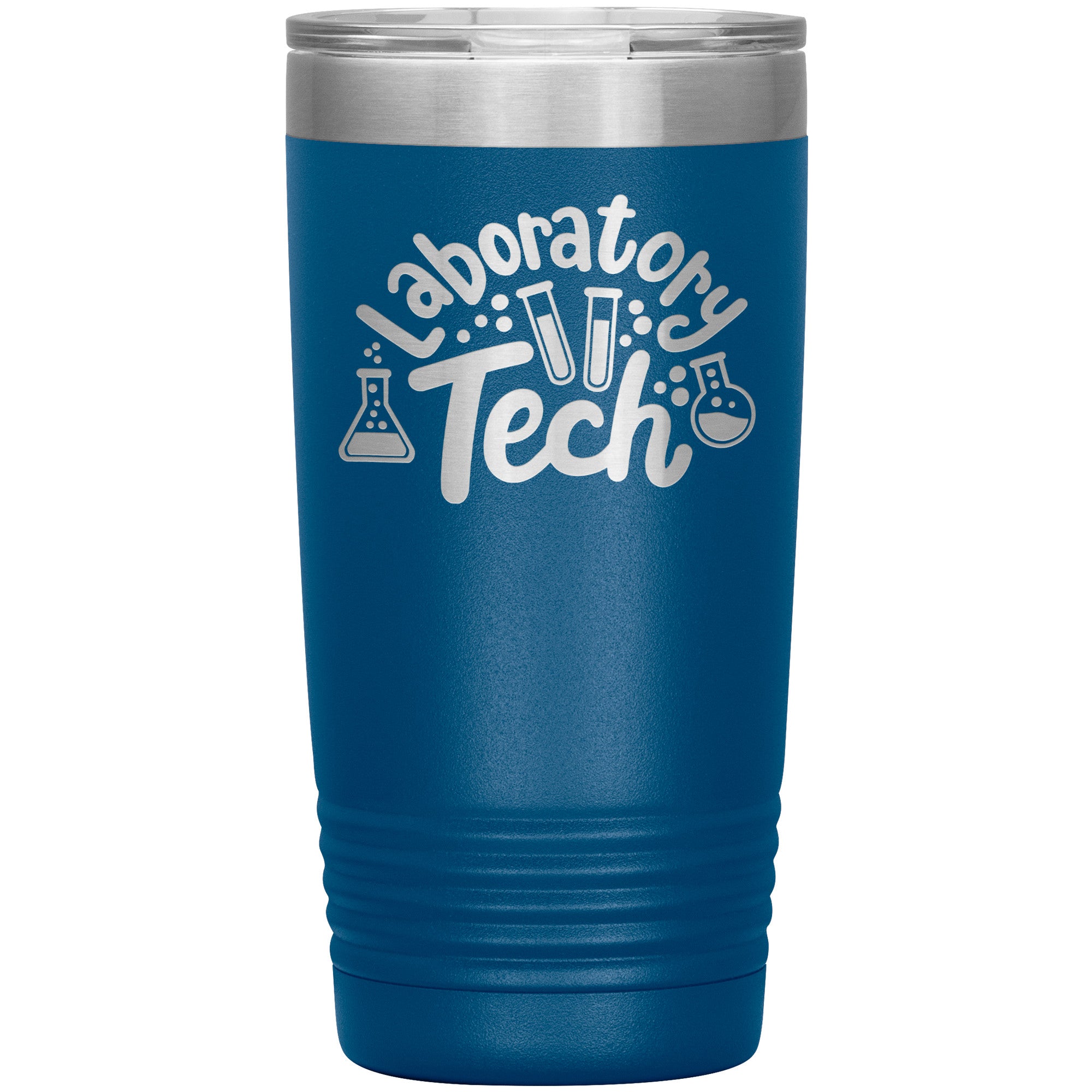 20 oz Insulated Tumbler - Laboratory Tech with Lab Vials Design - Sip in Scientific Style!