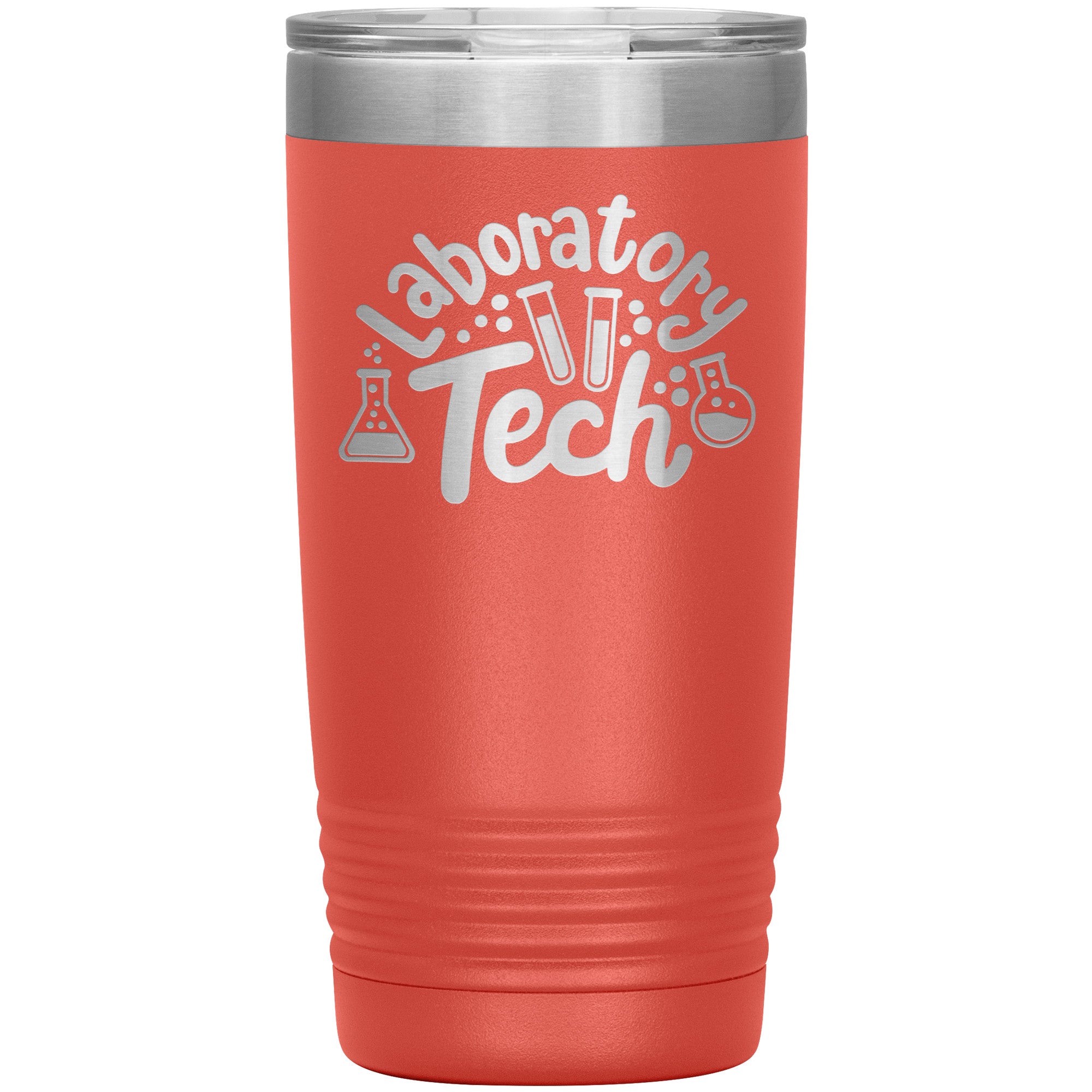 20 oz Insulated Tumbler - Laboratory Tech with Lab Vials Design - Sip in Scientific Style!