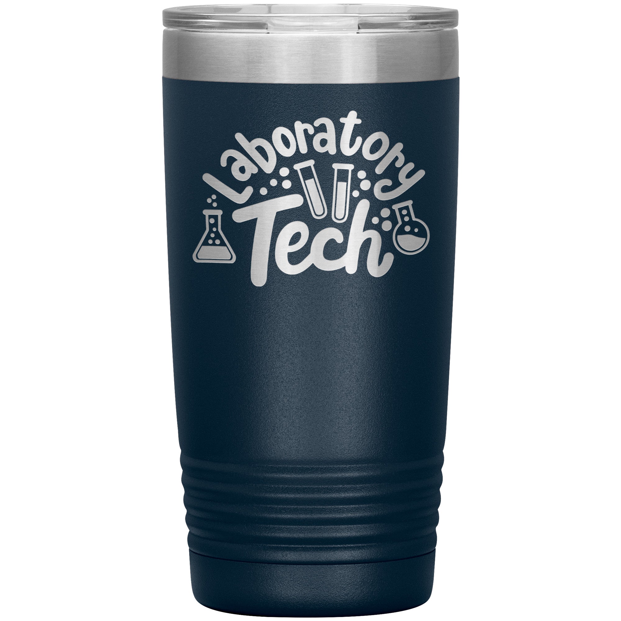 20 oz Insulated Tumbler - Laboratory Tech with Lab Vials Design - Sip in Scientific Style!