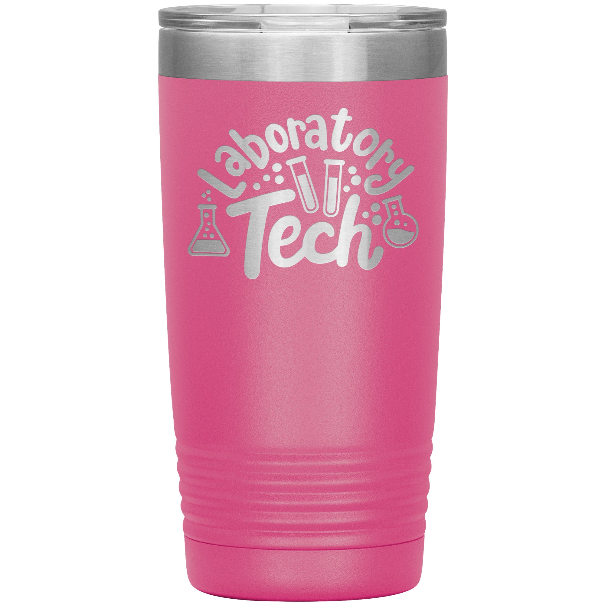 20 oz Insulated Tumbler - Laboratory Tech with Lab Vials Design - Sip in Scientific Style!