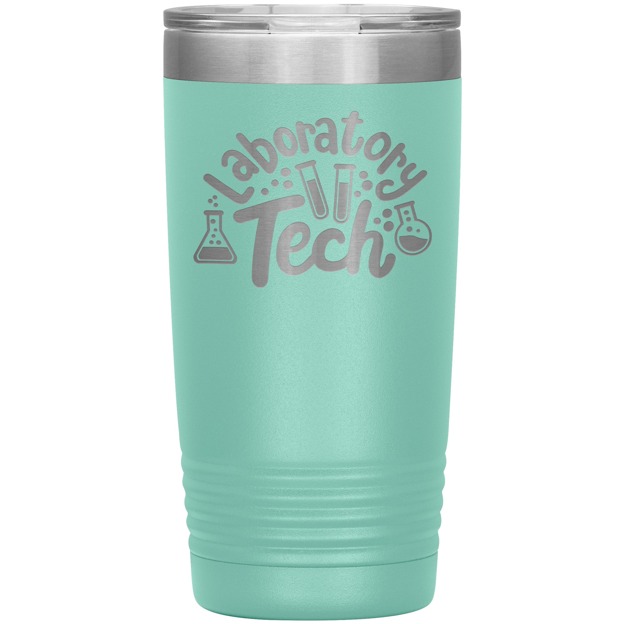 20 oz Insulated Tumbler - Laboratory Tech with Lab Vials Design - Sip in Scientific Style!