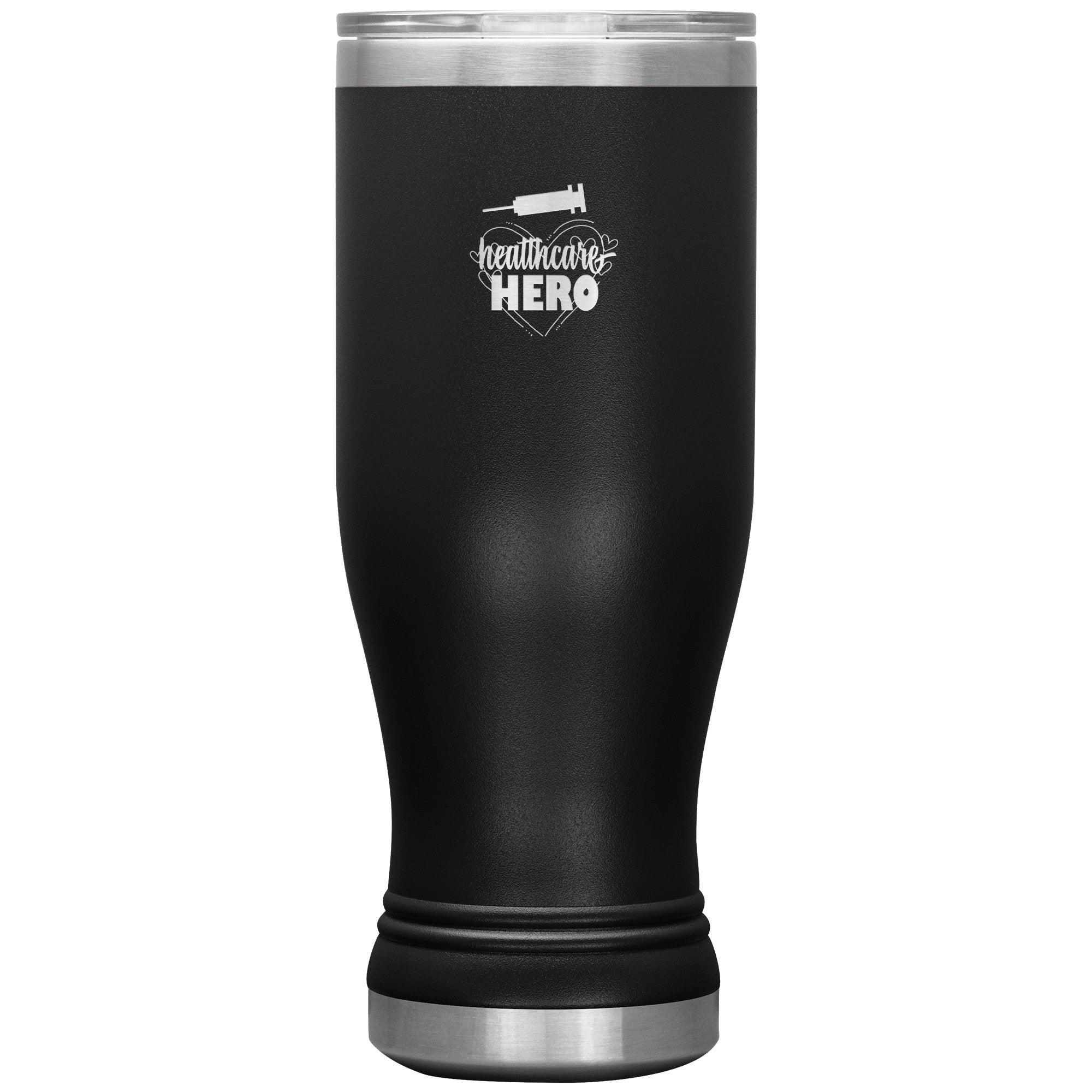 20oz BOHO Insulated Tumbler with "Healthcare Hero" Needle Design – Perfect for Stylish Hydration