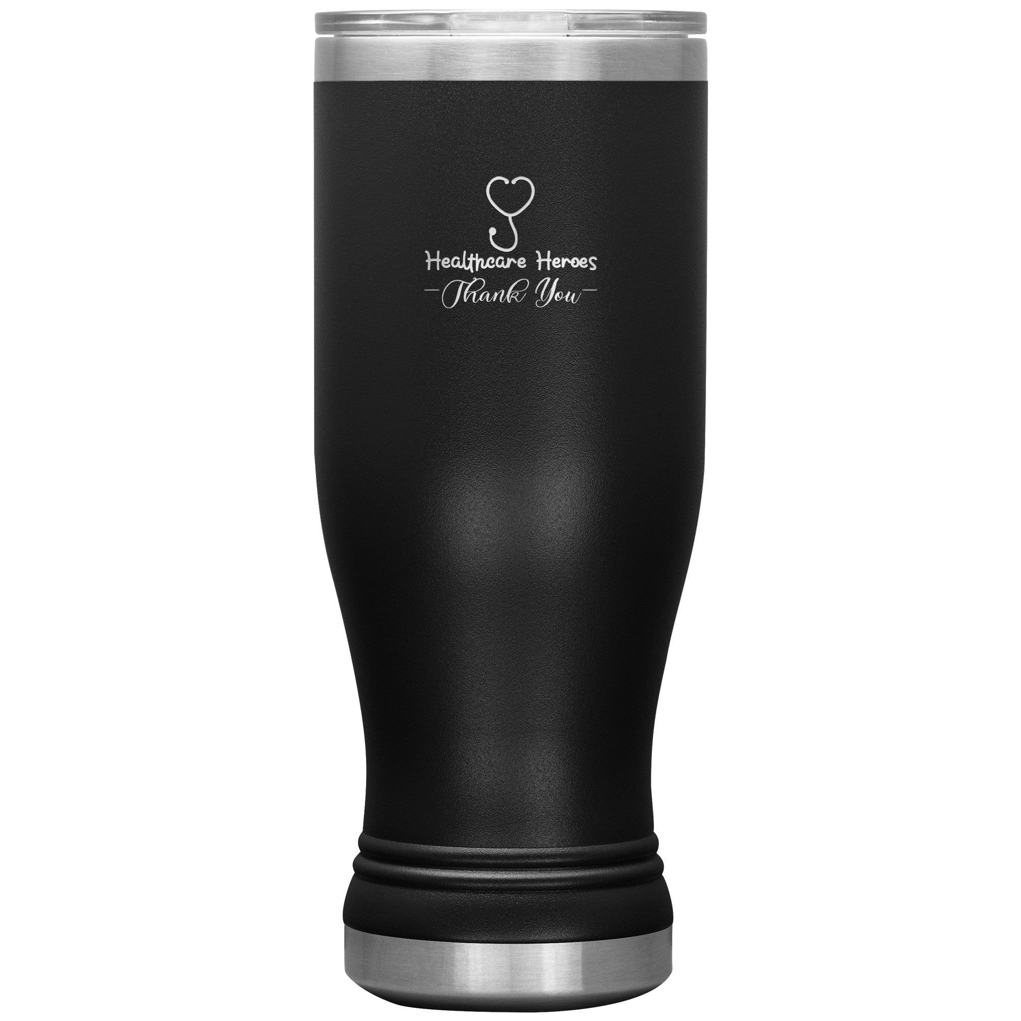 20oz BOHO Insulated Tumbler with "Healthcare Heroes" Design – Celebrate and Support Your Healthcare Professionals