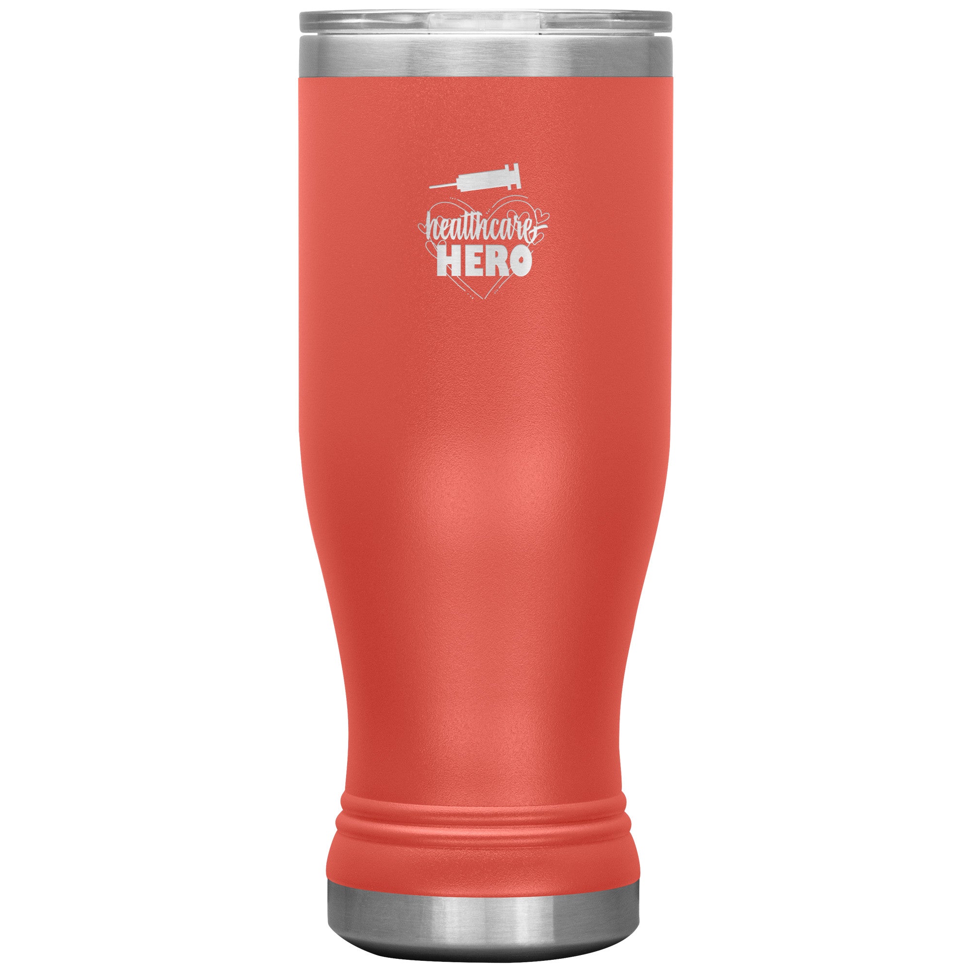 20oz BOHO Insulated Tumbler with "Healthcare Hero" Needle Design – Perfect for Stylish Hydration