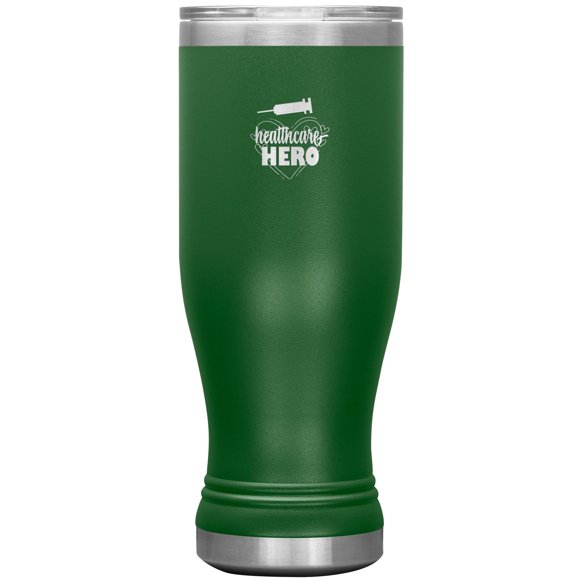 20oz BOHO Insulated Tumbler with "Healthcare Hero" Needle Design – Perfect for Stylish Hydration