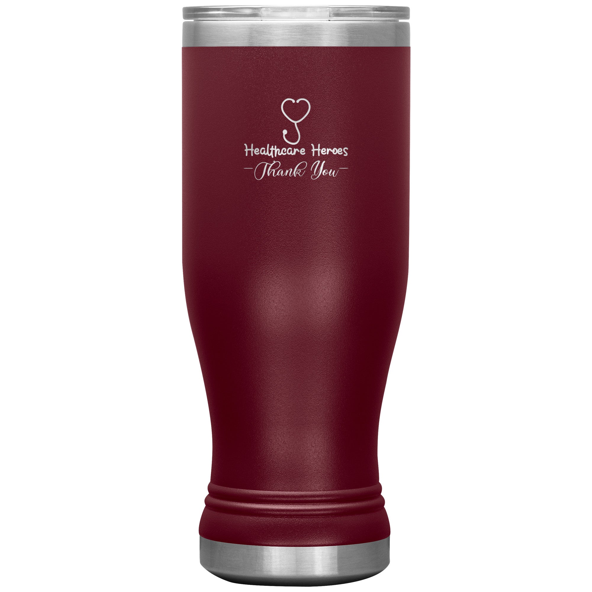 20oz BOHO Insulated Tumbler with "Healthcare Heroes" Design – Celebrate and Support Your Healthcare Professionals