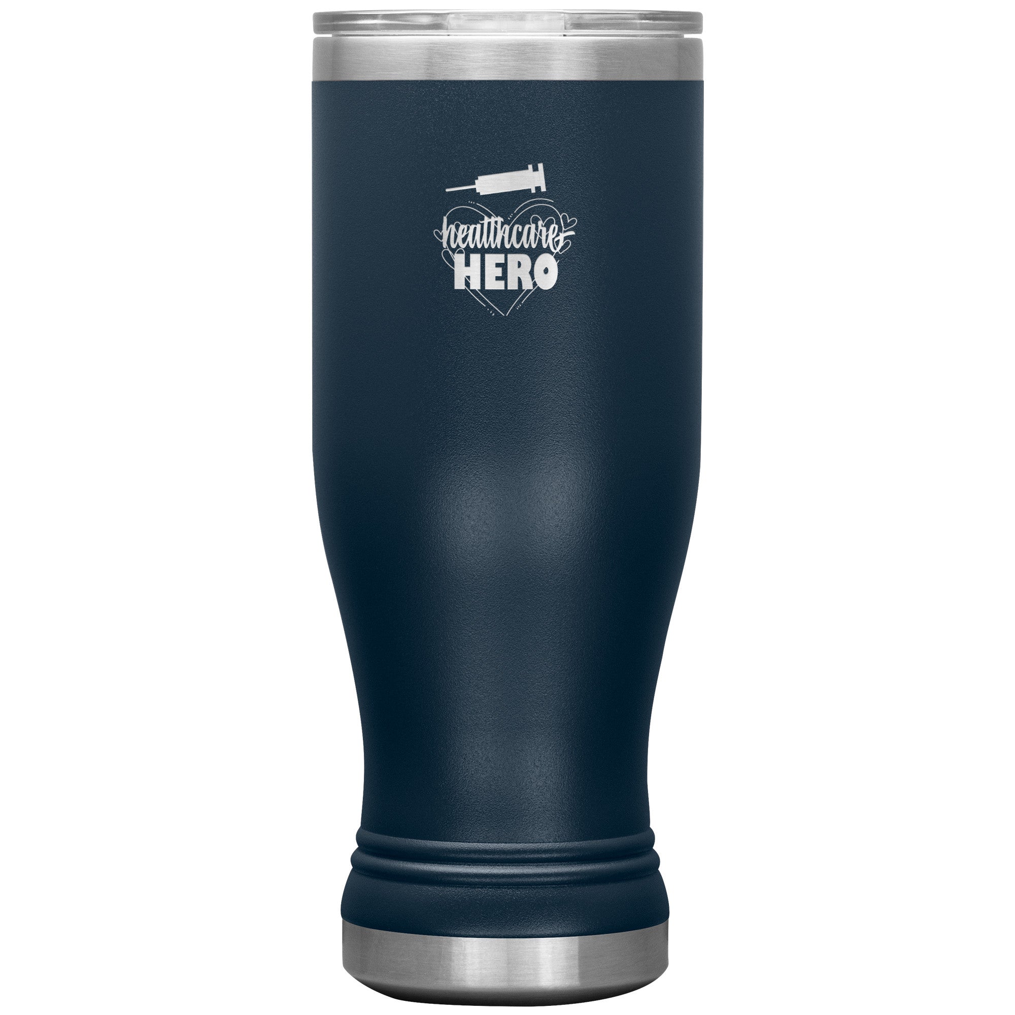 20oz BOHO Insulated Tumbler with "Healthcare Hero" Needle Design – Perfect for Stylish Hydration