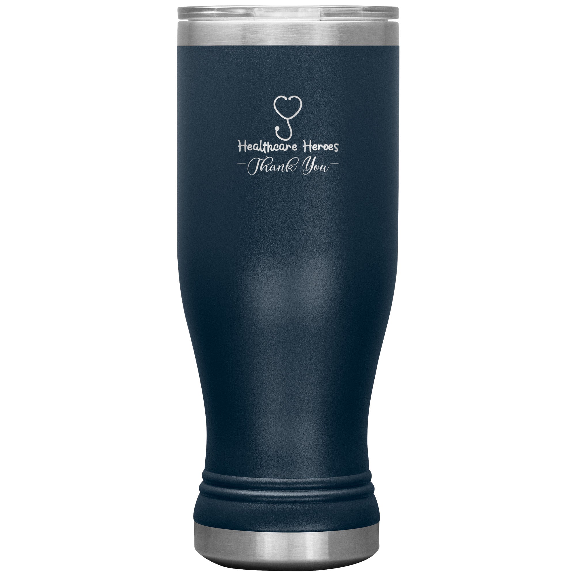 20oz BOHO Insulated Tumbler with "Healthcare Heroes" Design – Celebrate and Support Your Healthcare Professionals