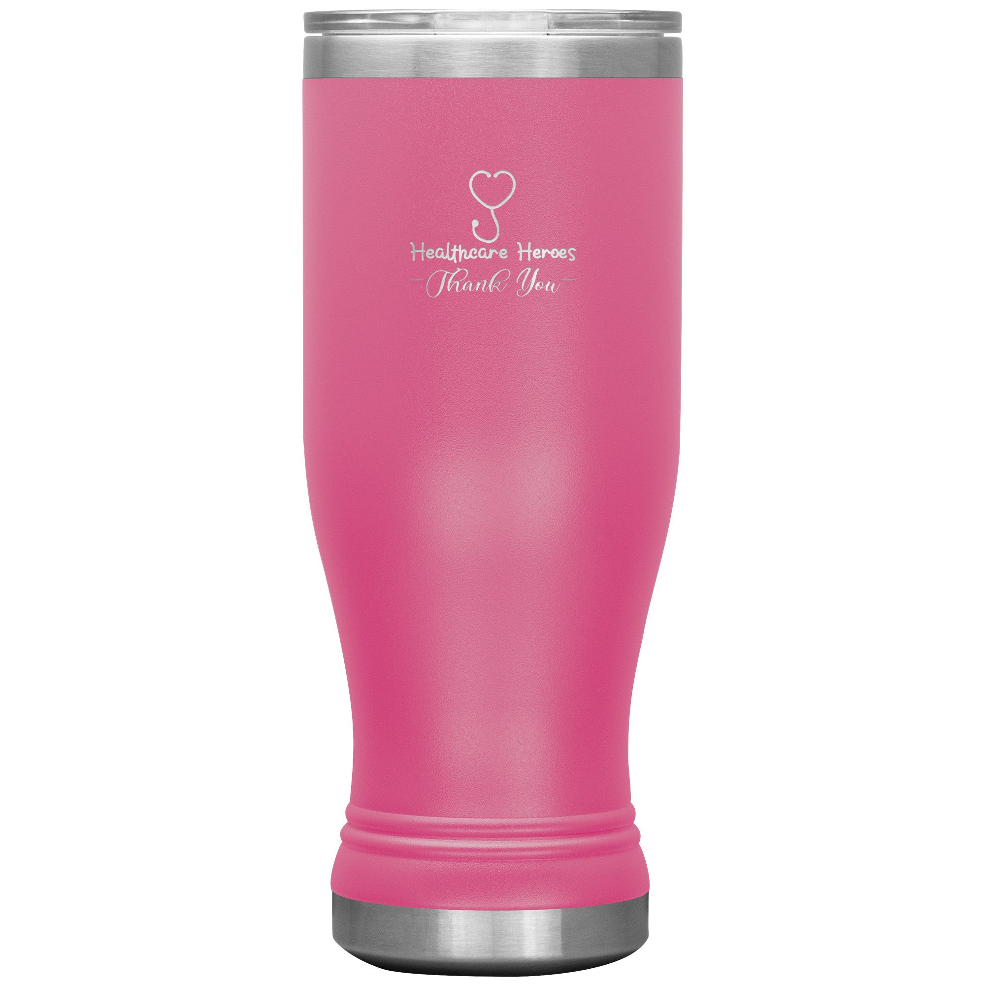 20oz BOHO Insulated Tumbler with "Healthcare Heroes" Design – Celebrate and Support Your Healthcare Professionals