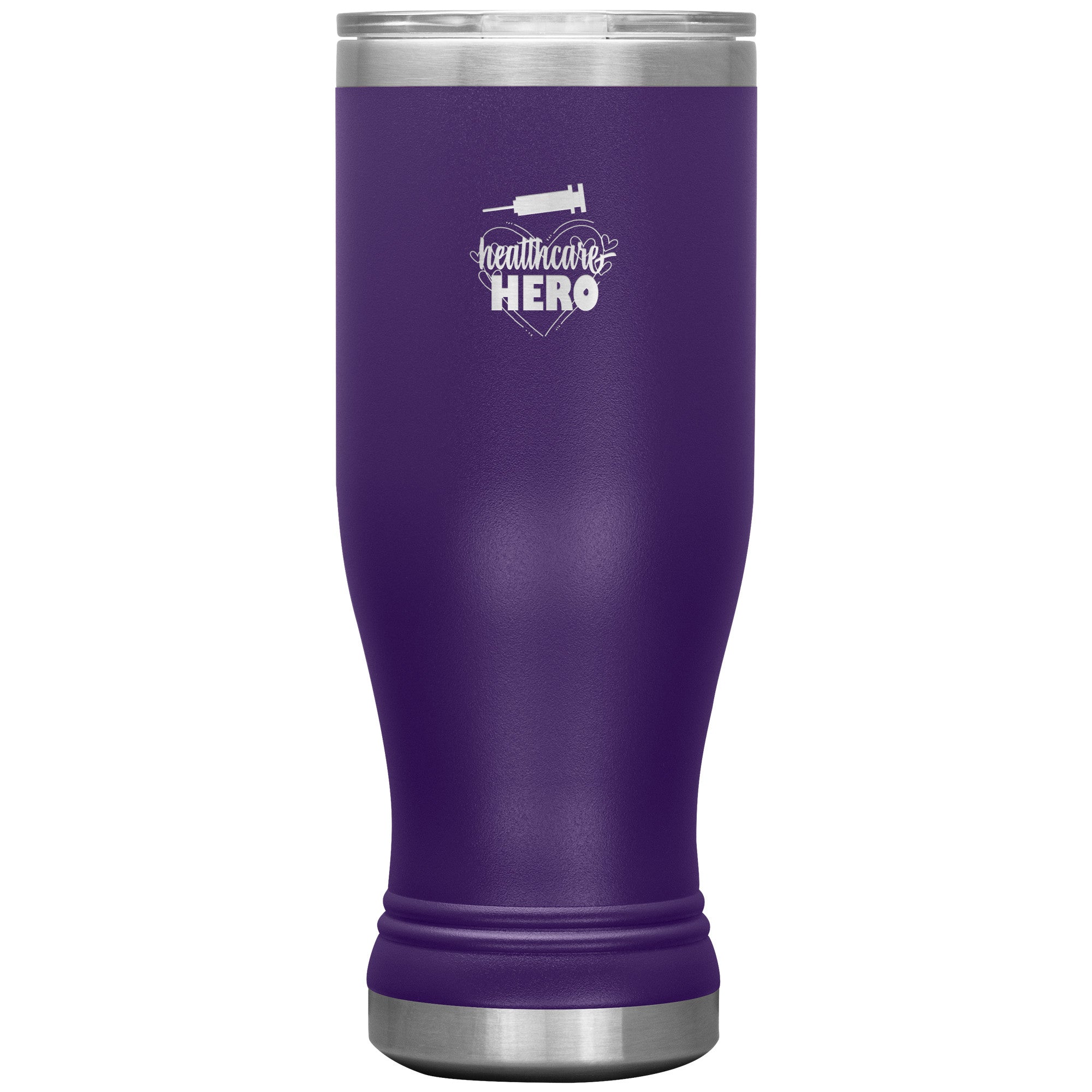 20oz BOHO Insulated Tumbler with "Healthcare Hero" Needle Design – Perfect for Stylish Hydration