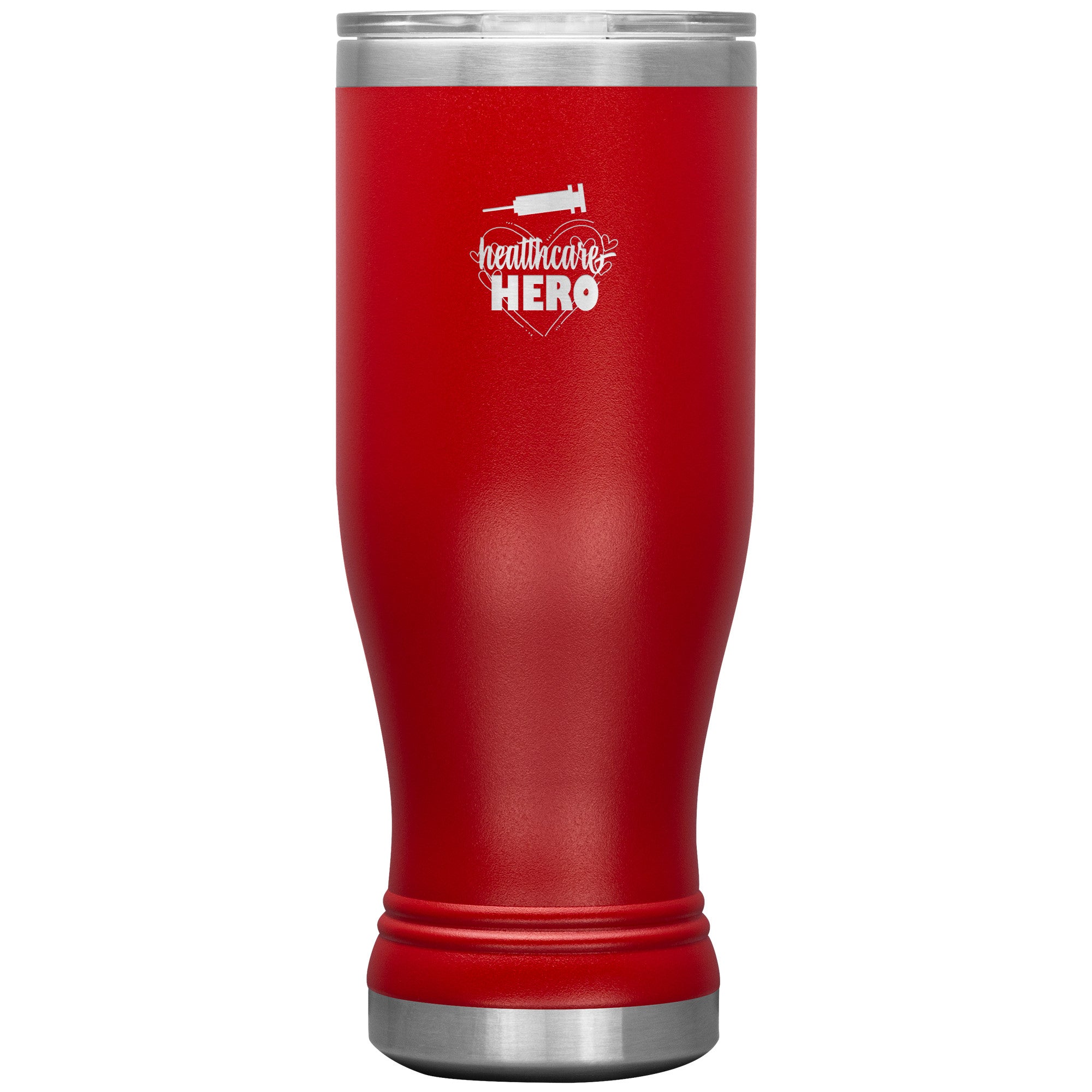 20oz BOHO Insulated Tumbler with "Healthcare Hero" Needle Design – Perfect for Stylish Hydration