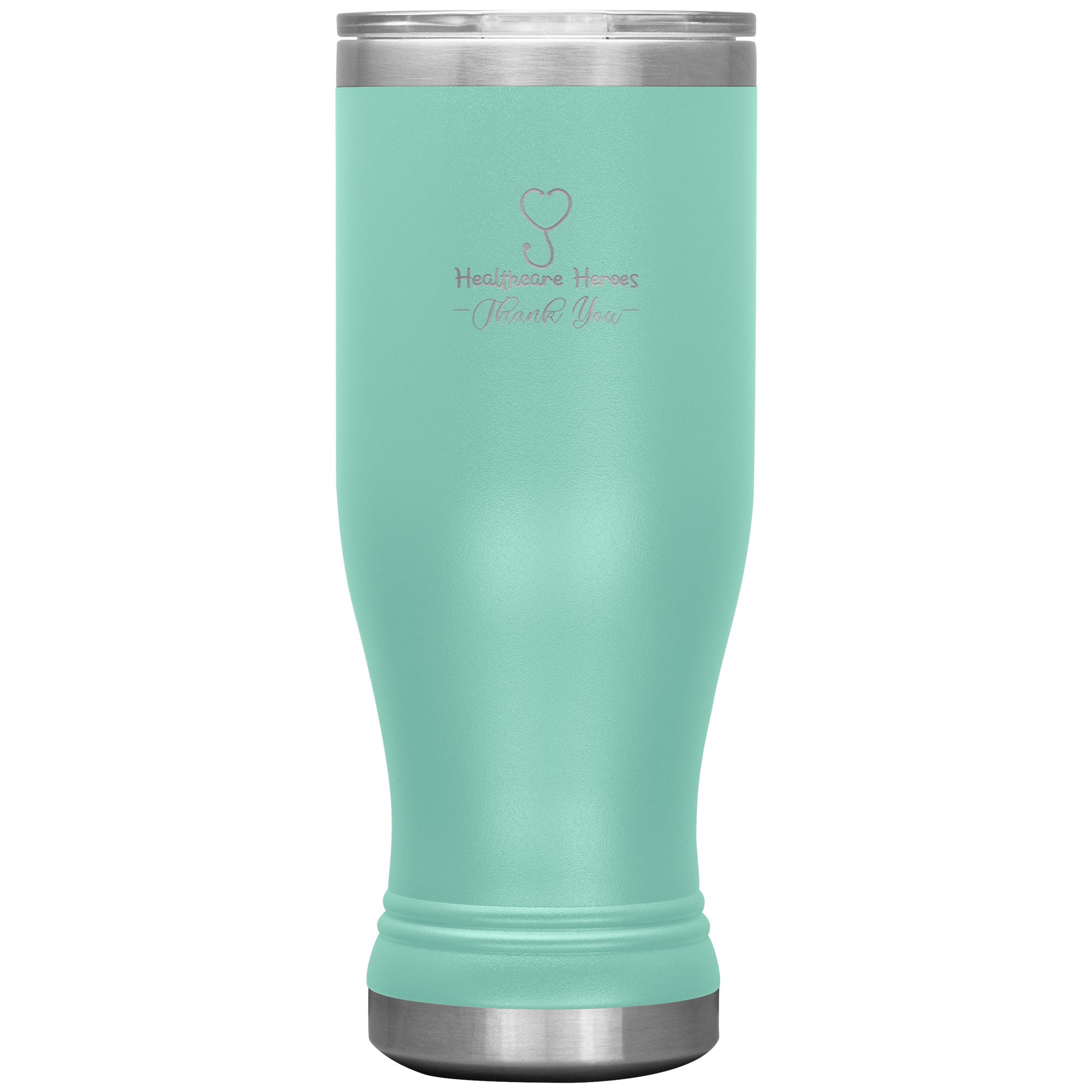 20oz BOHO Insulated Tumbler with "Healthcare Heroes" Design – Celebrate and Support Your Healthcare Professionals