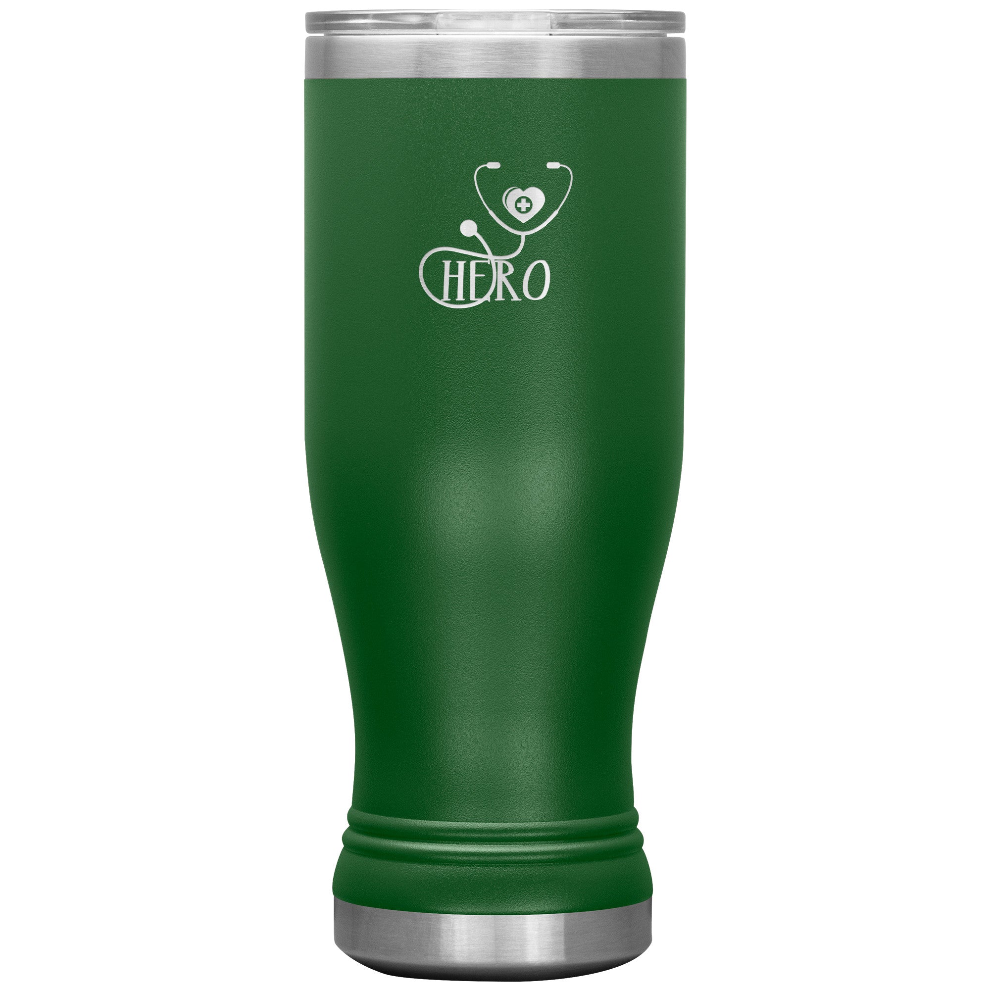 20oz Polar Camel Insulated Tumbler with "Hero Stethoscope" Design – Perfect for Healthcare Professionals