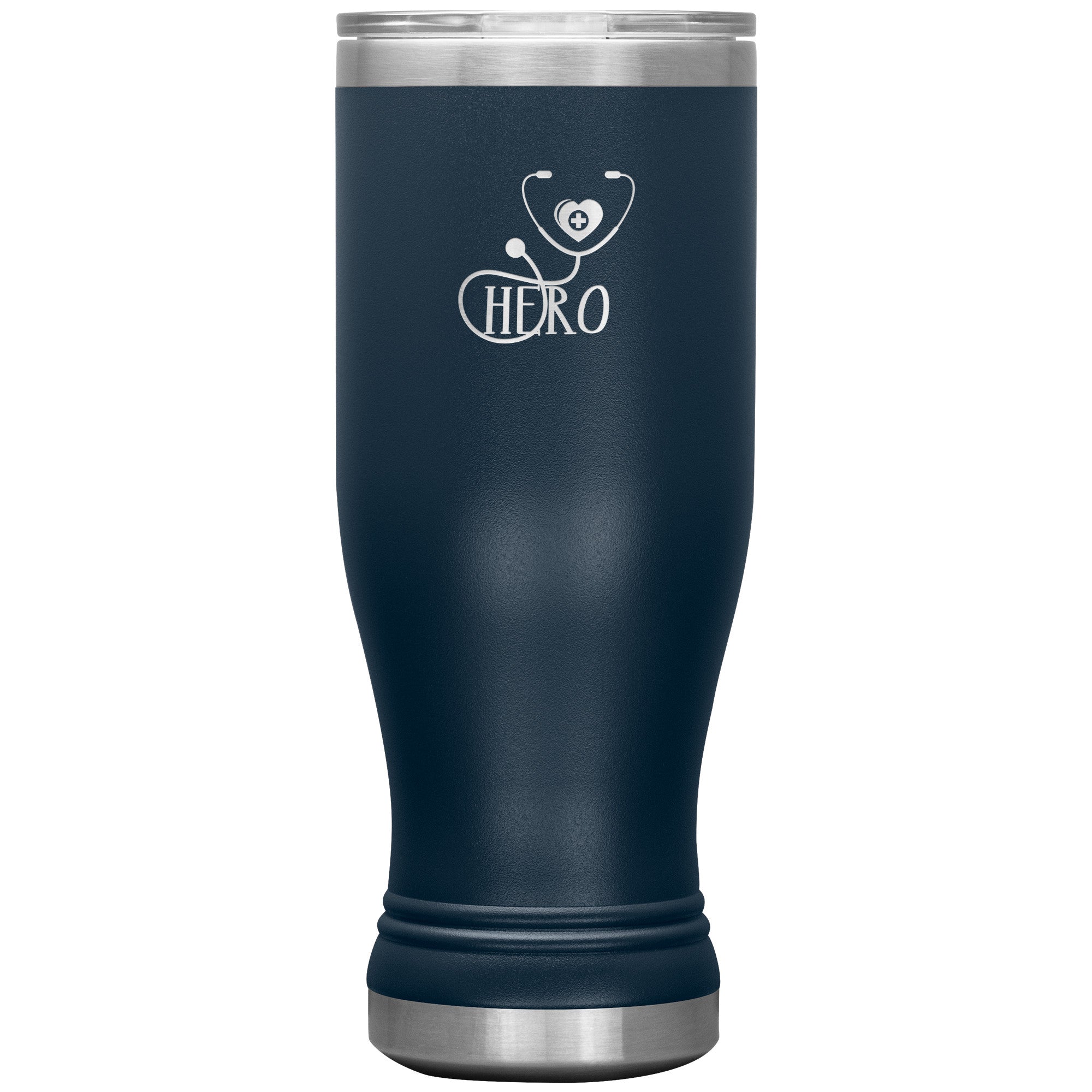 20oz Polar Camel Insulated Tumbler with "Hero Stethoscope" Design – Perfect for Healthcare Professionals