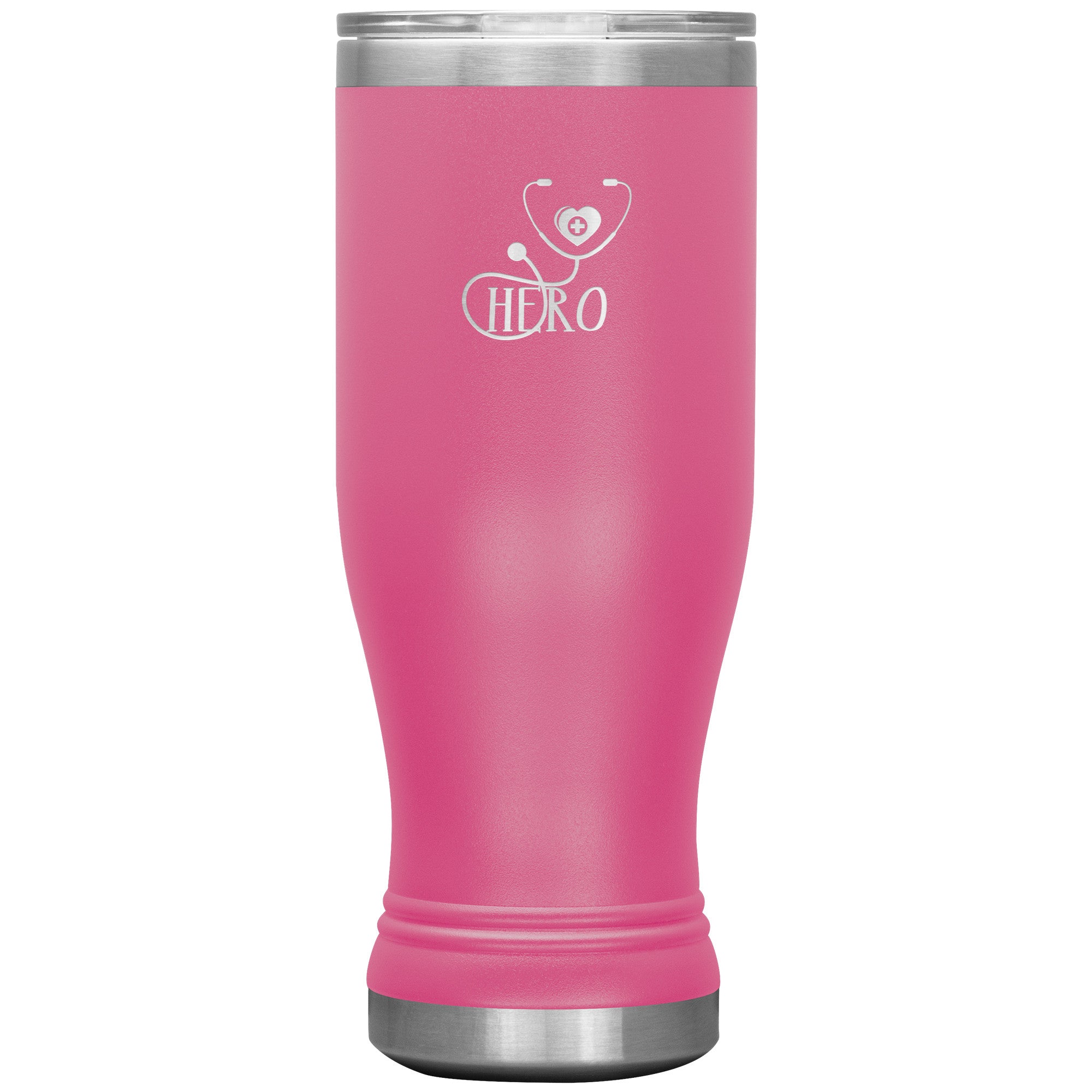20oz Polar Camel Insulated Tumbler with "Hero Stethoscope" Design – Perfect for Healthcare Professionals